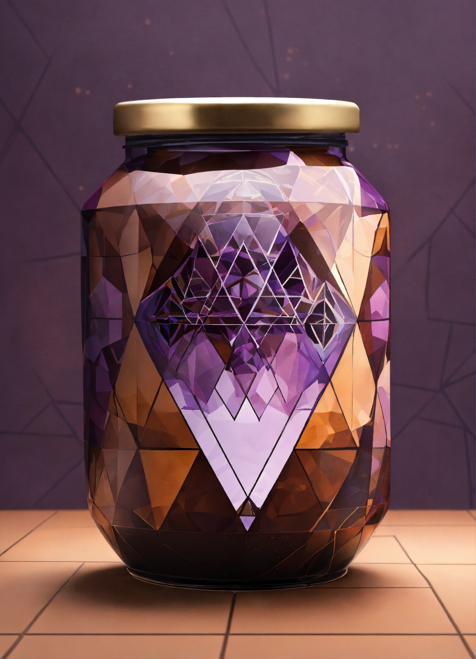 Lexica - An abstract, geometric sticker design intended for a ...