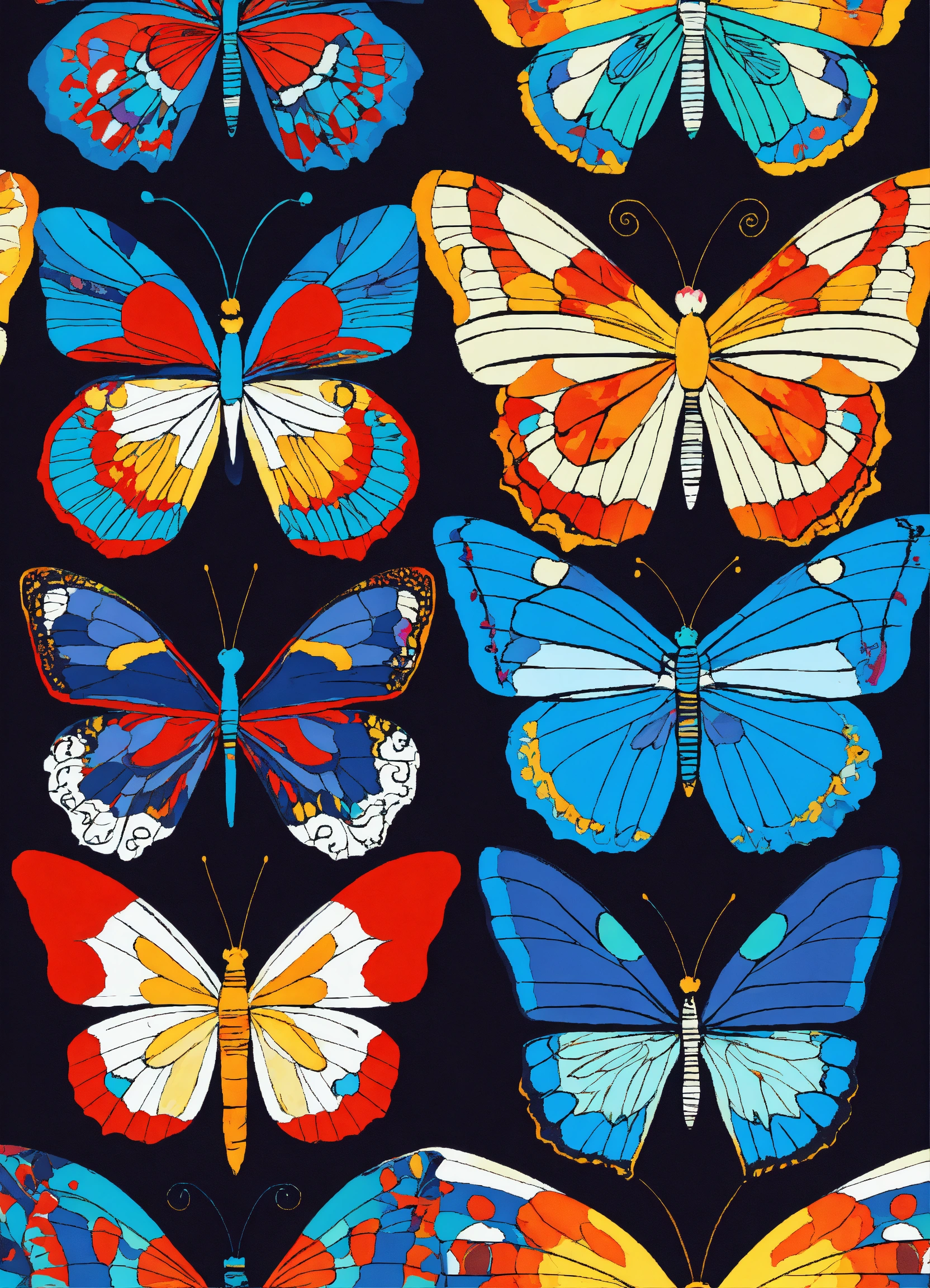 Lexica - Butterflies pattern