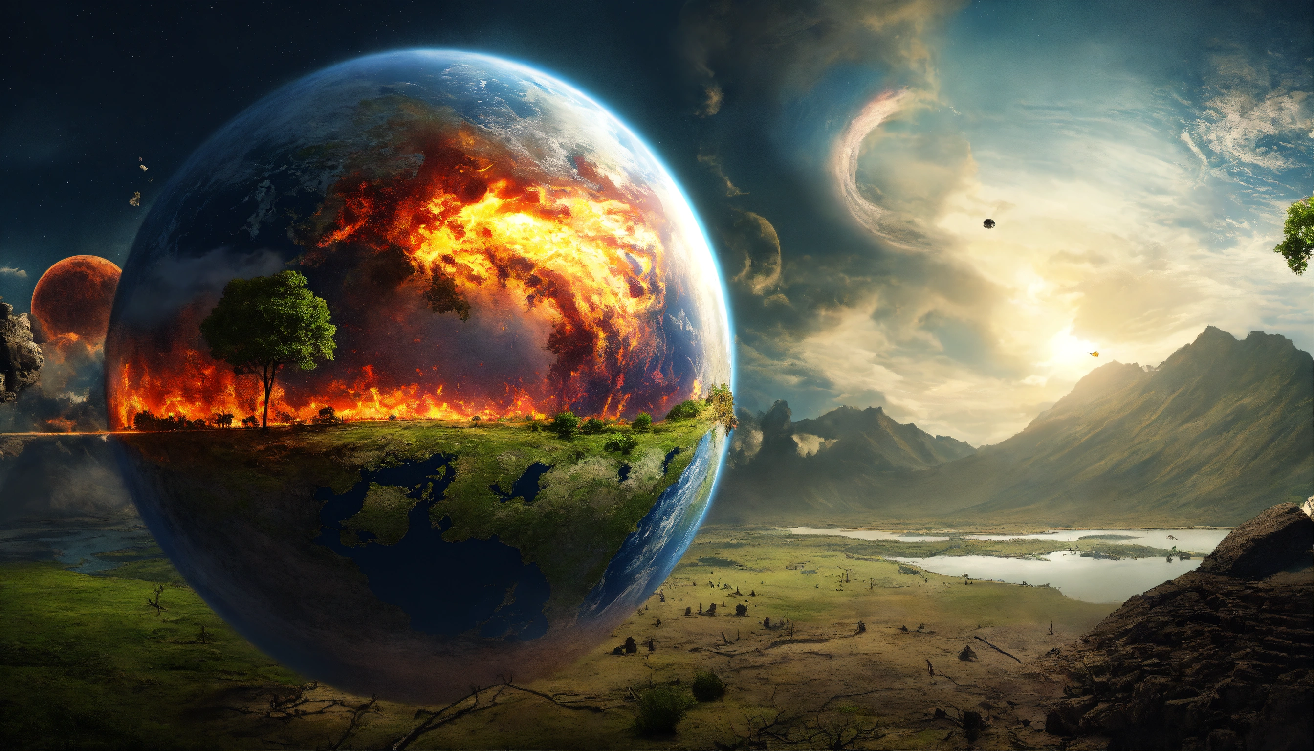 Lexica - Earth going through cycles of creation and destruction