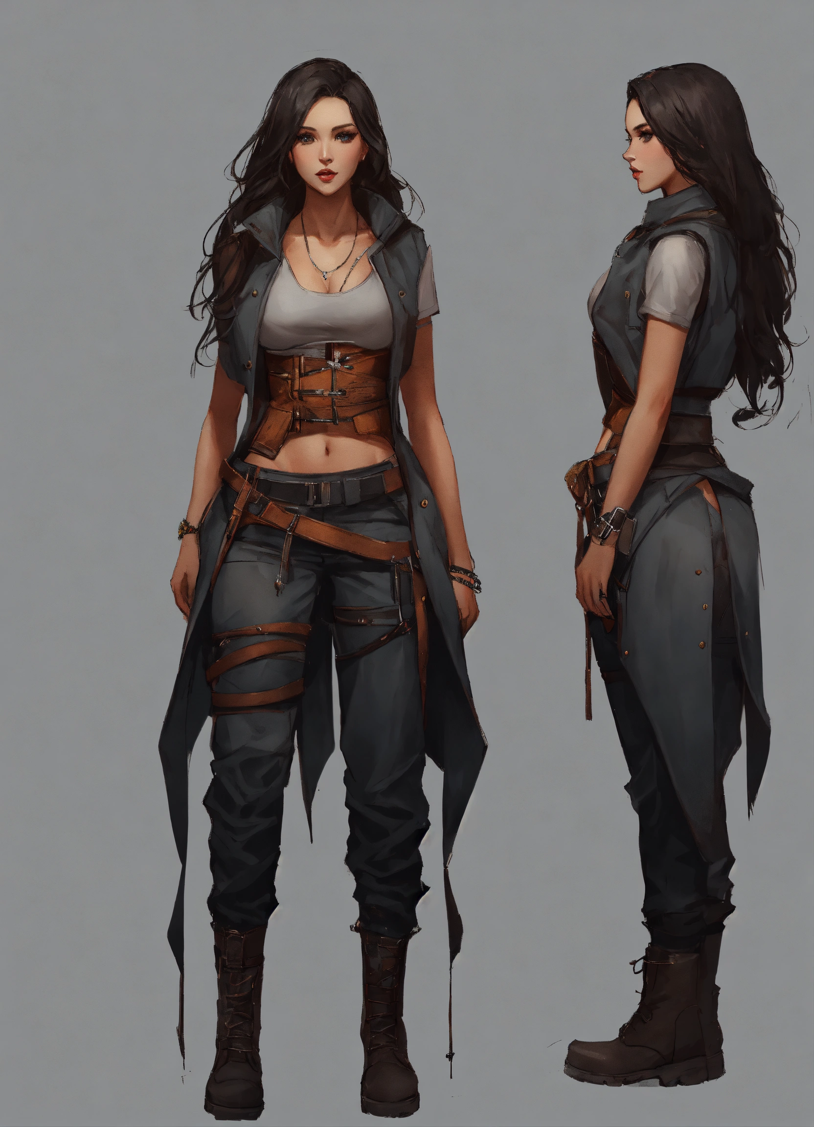 Lexica - Concept art full body, degenesis rpg, modern urban female ...