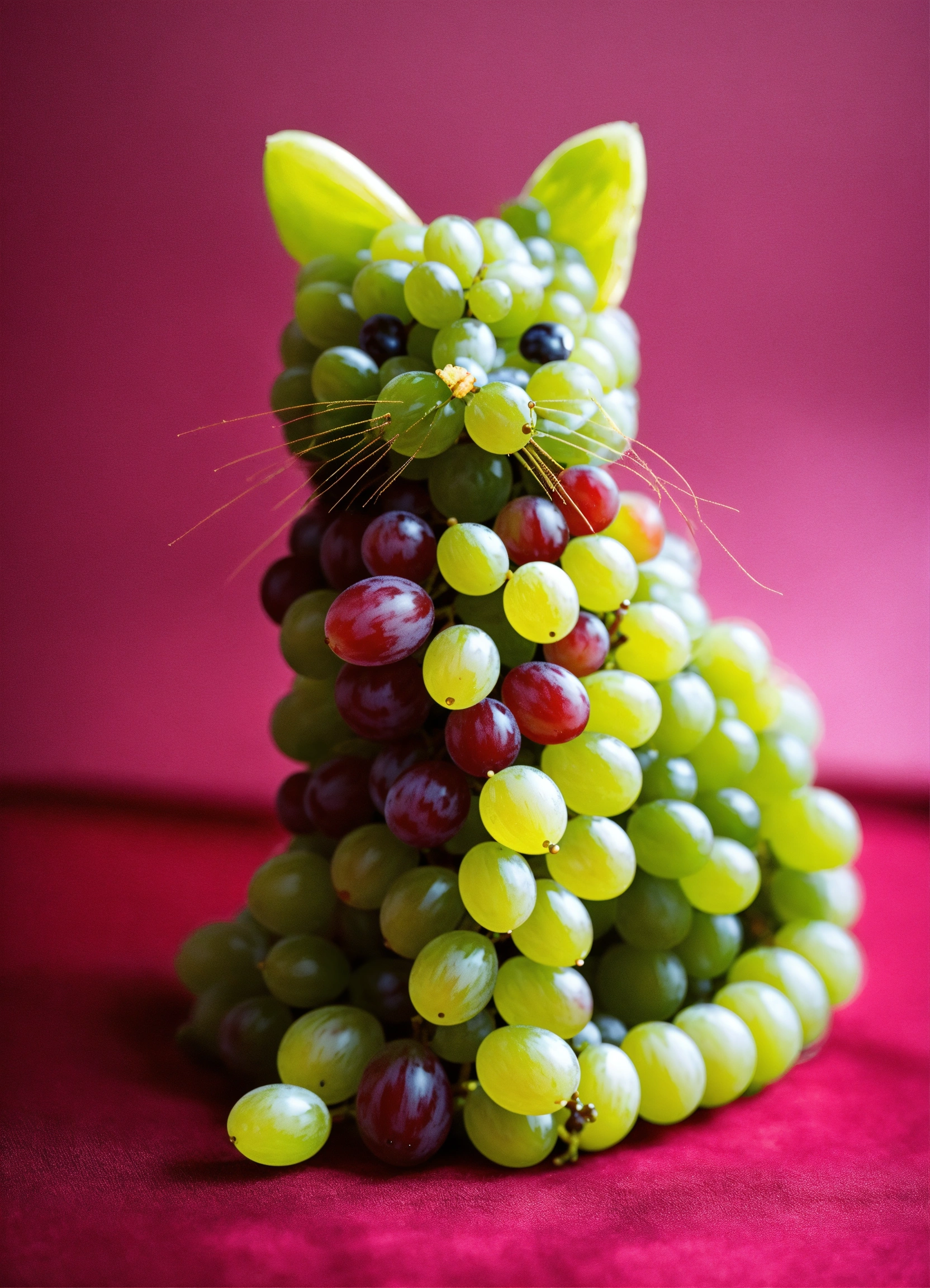 Lexica - Cat made from grapes