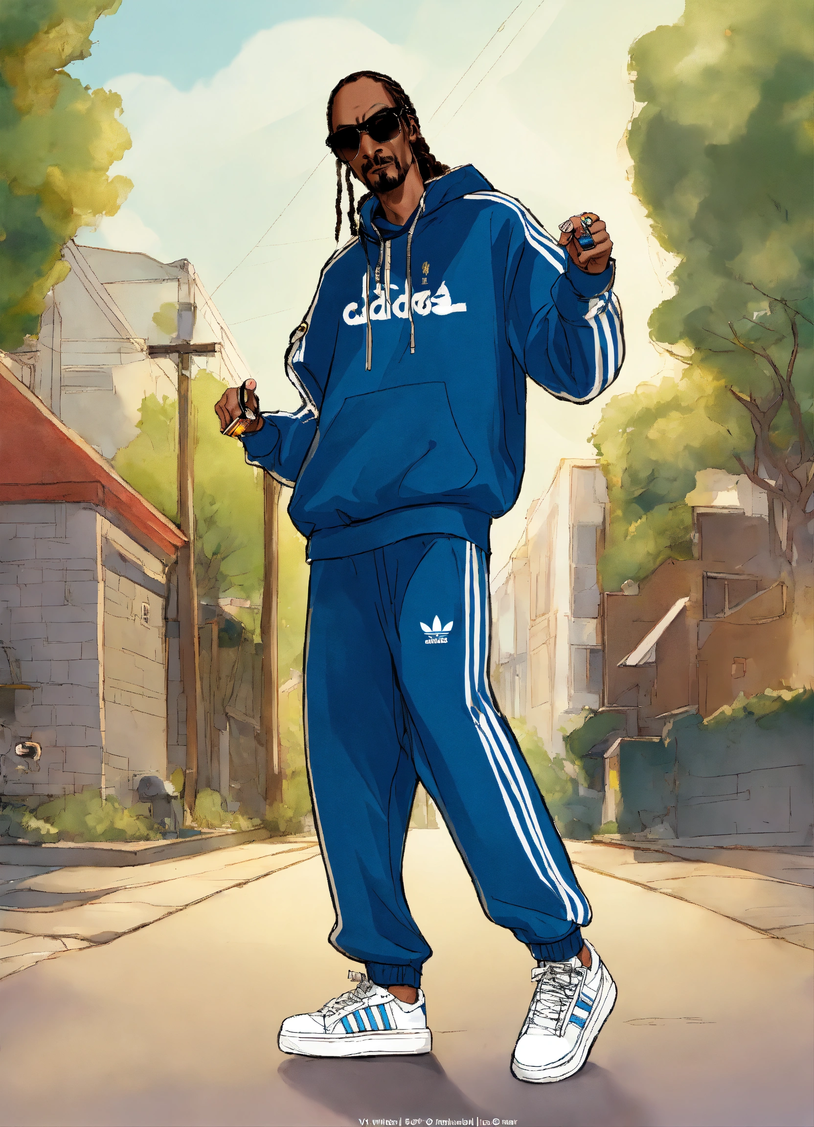 Snoop dogg best sale adidas tracksuit