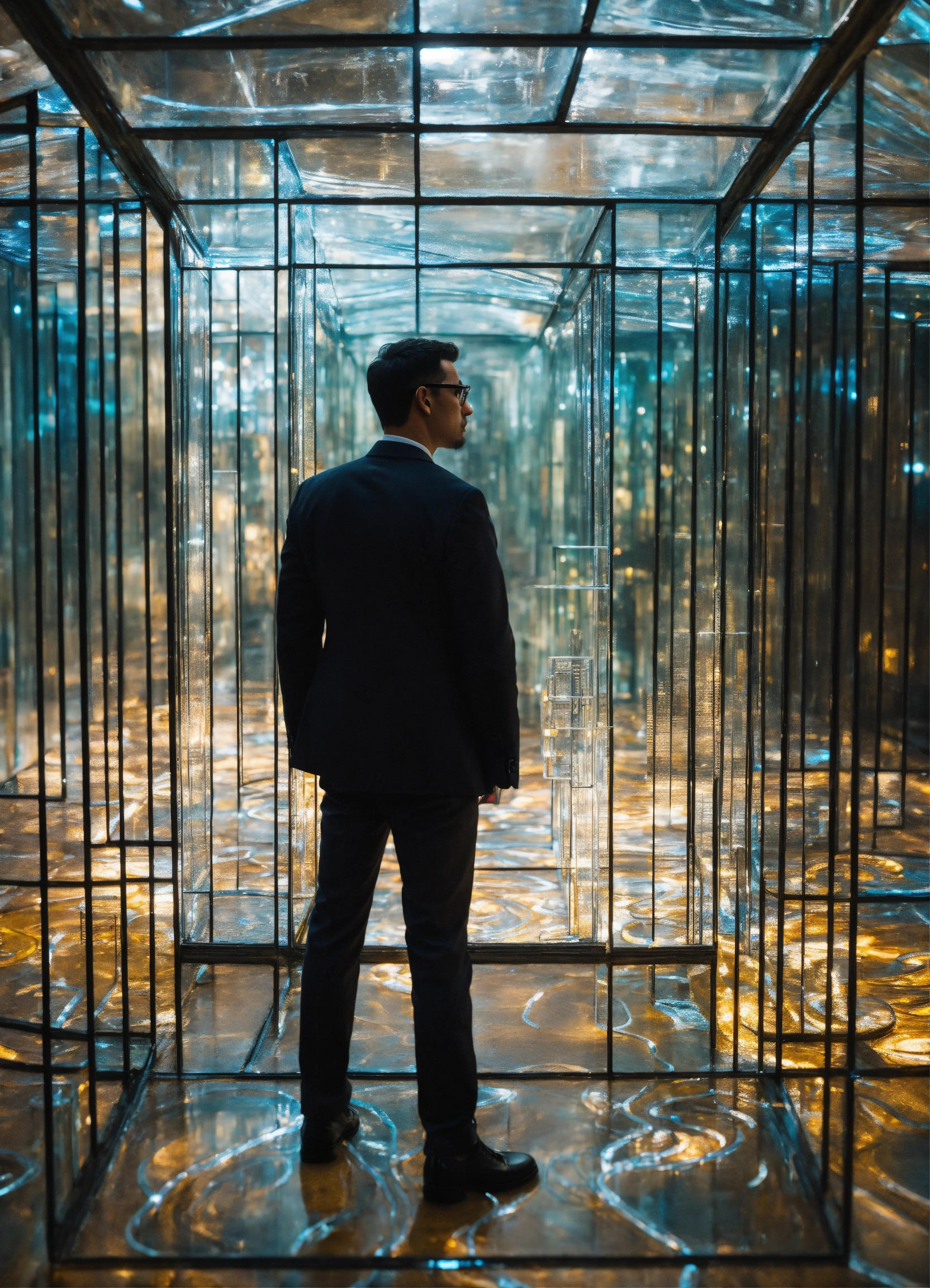 Lexica Man in the glass labyrinth