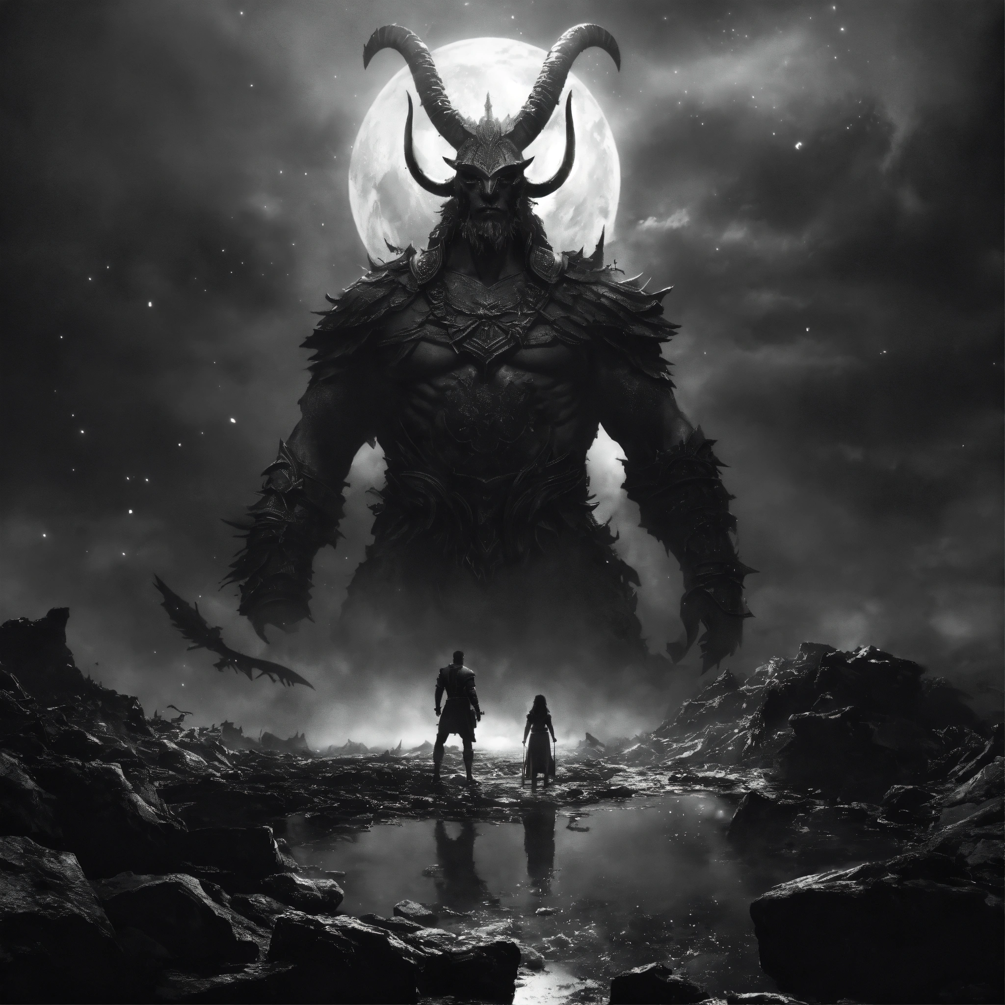 Lexica - End of the world, ragnarok, mythology, realistic, dark theme ...