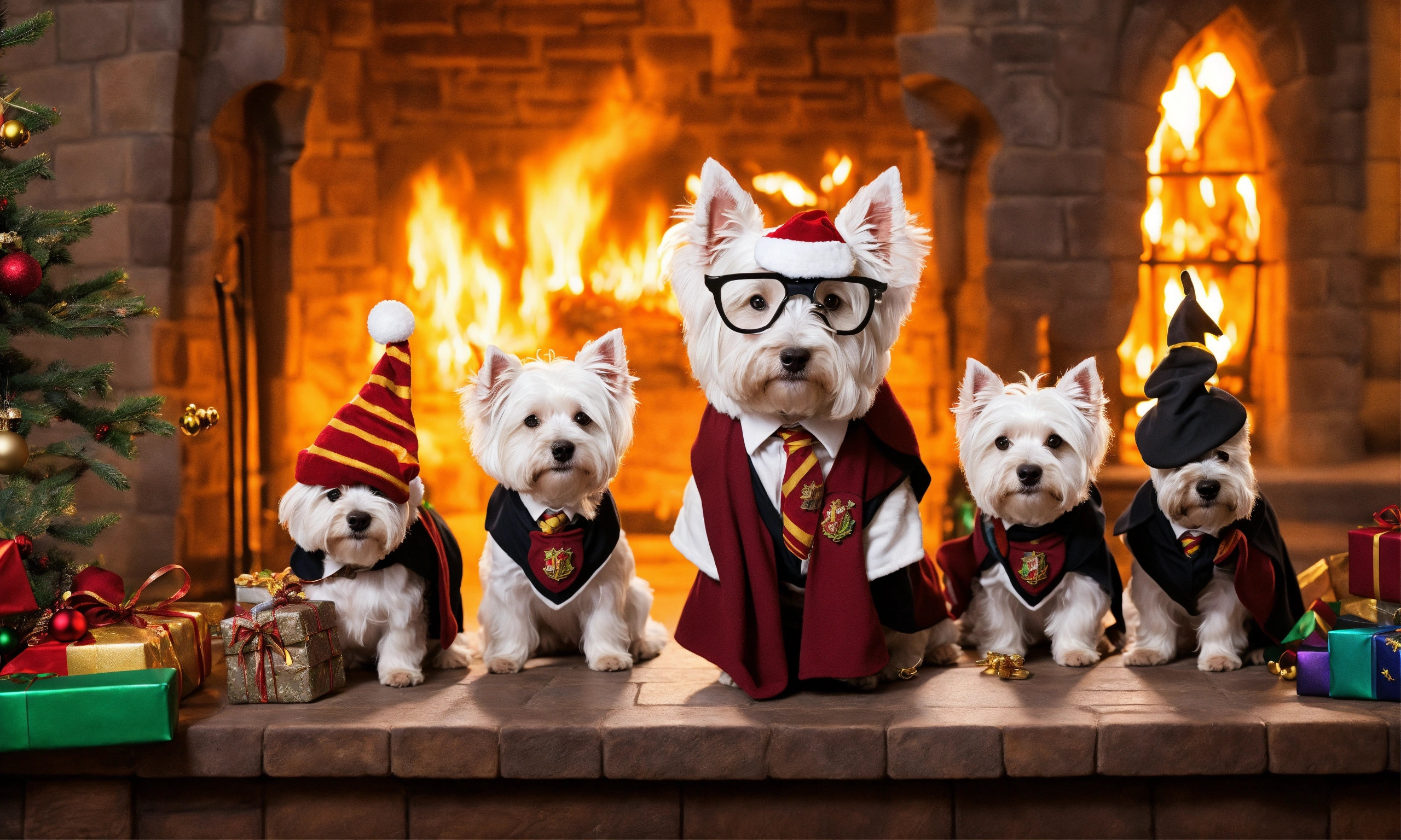 Lexica - Several Westie disguised as Harry Potter characters who spends ...