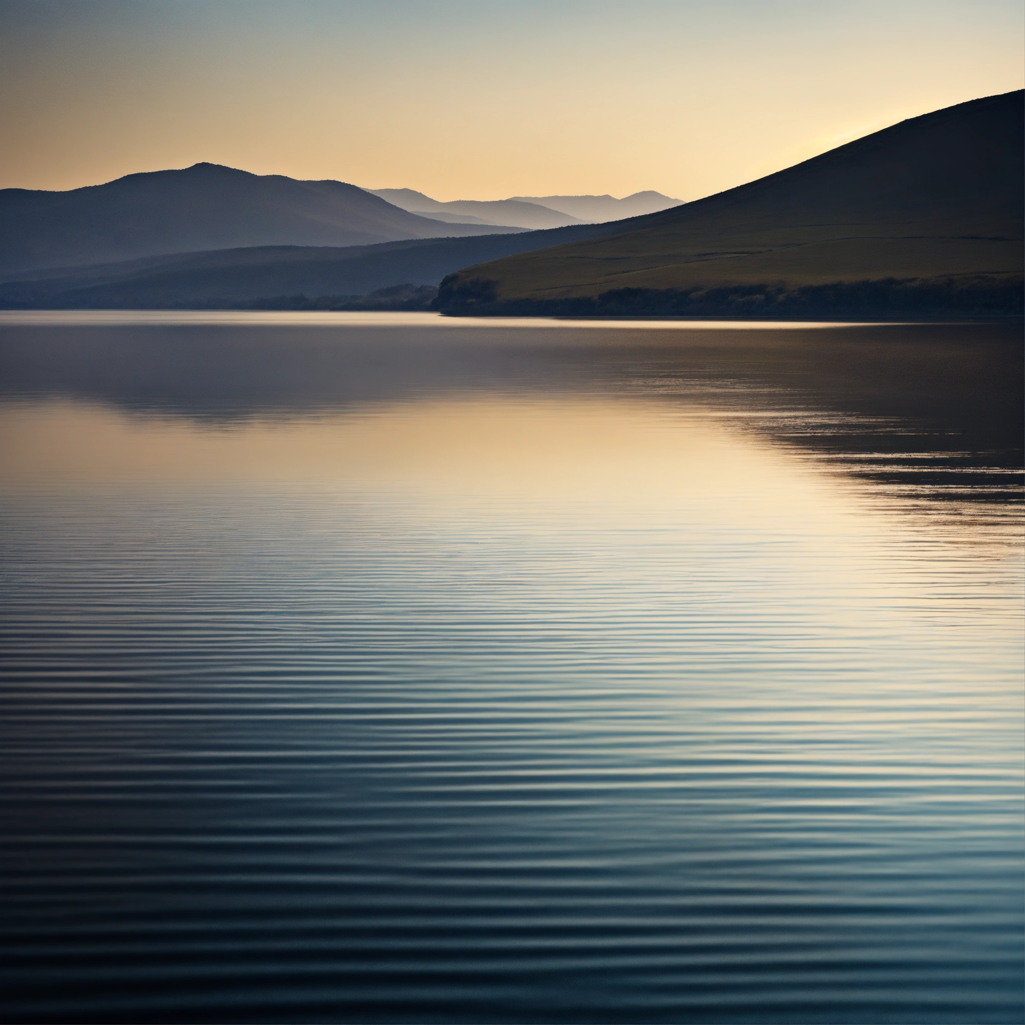 Lexica - High-resolution photograph of landscape lake abstract, a ...