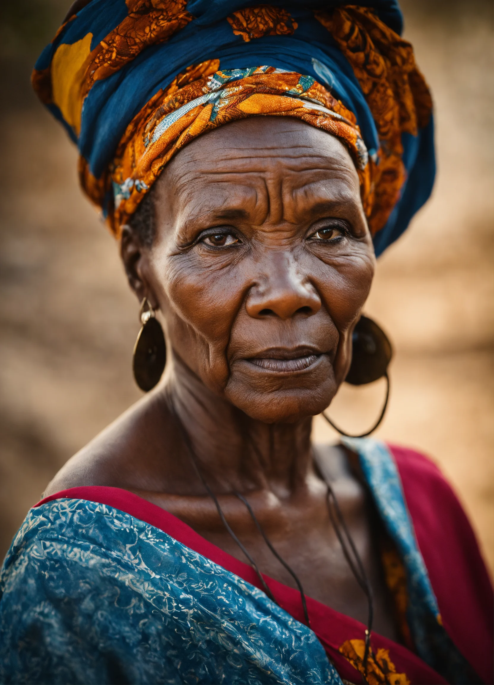 Lexica - An African old women (just a passport image ) of almost 80 ...