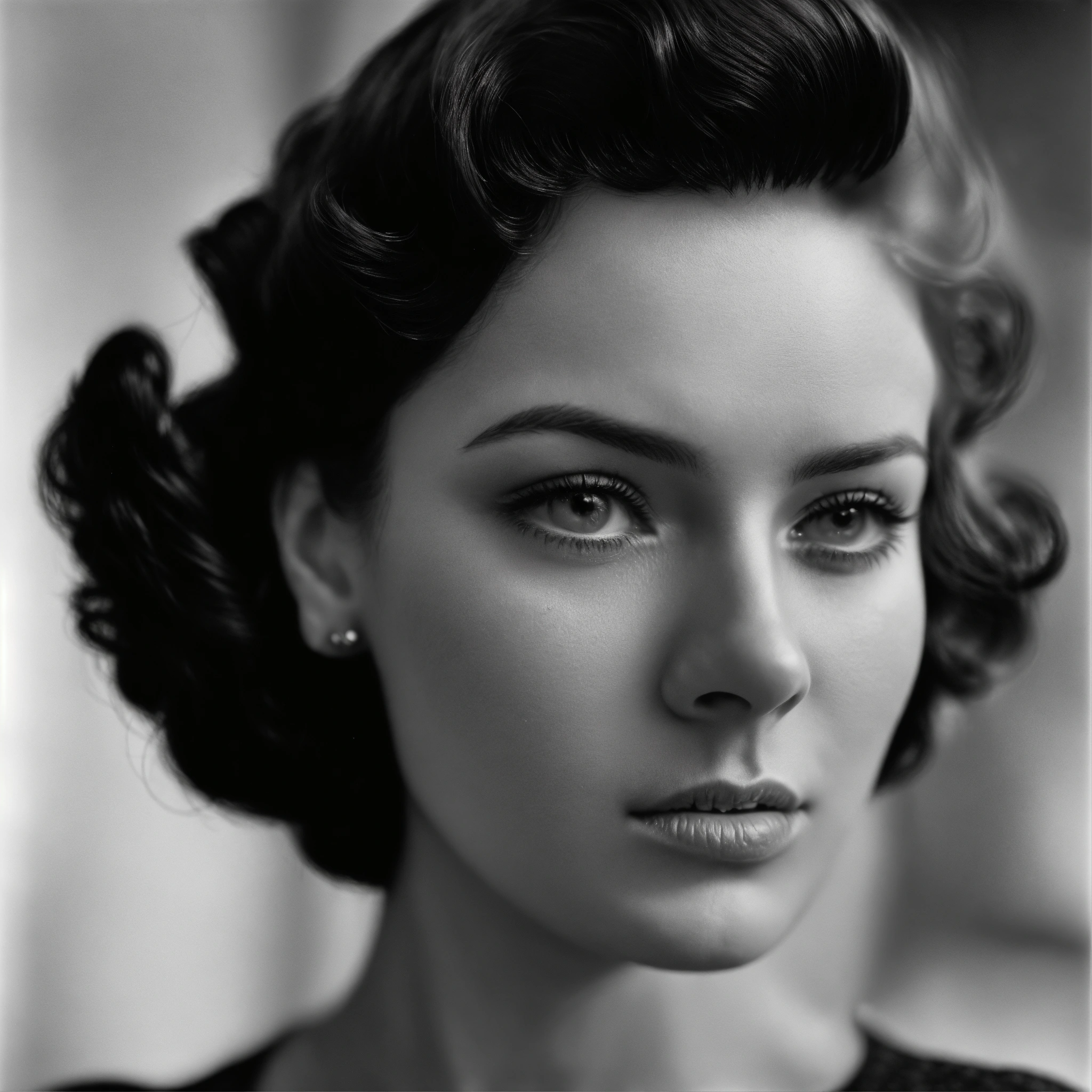 Lexica - Black And White Rolleiflex Image Of 1940 In The Style Of 