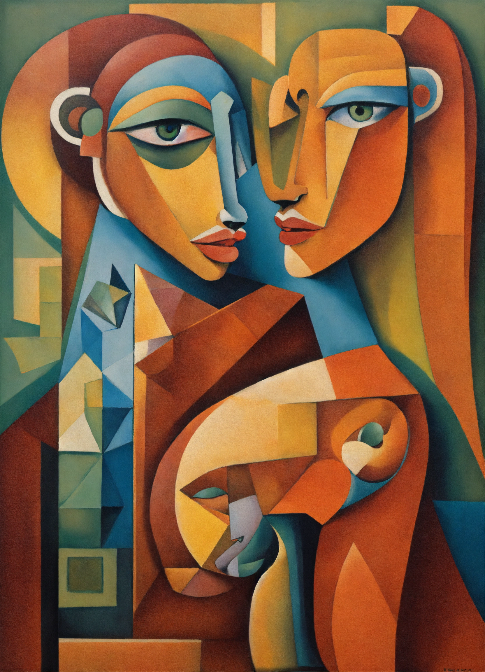 Lexica - Experiment with a cubist-inspired approach to depict an animal ...