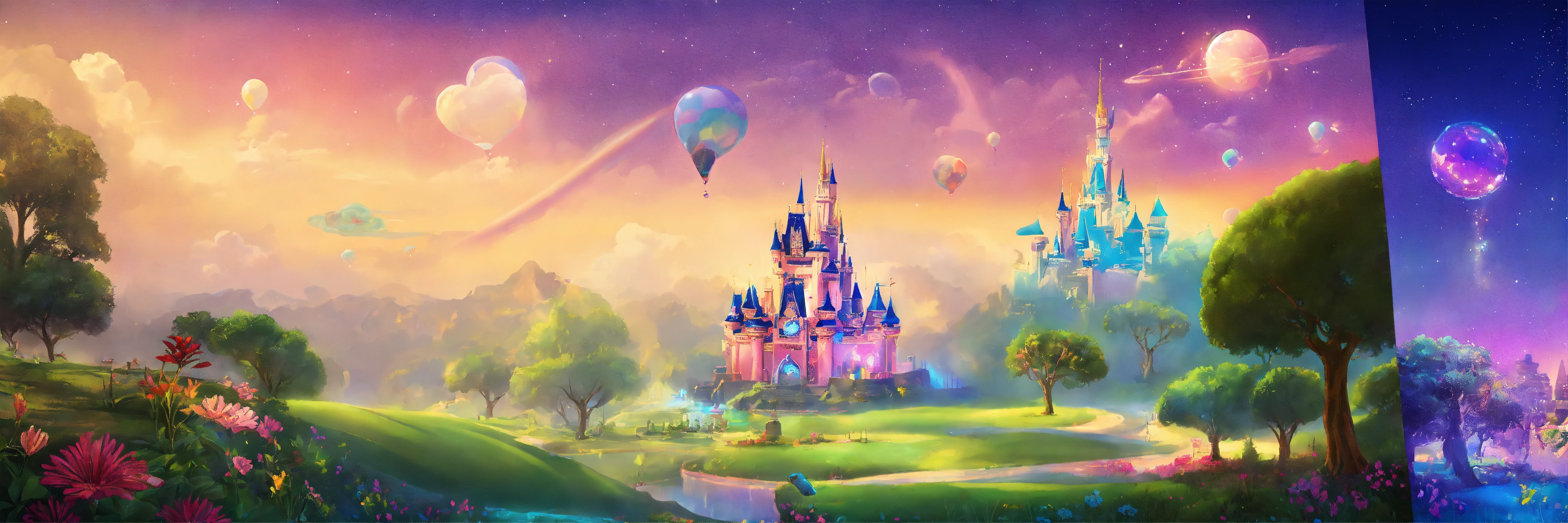 Lexica - Disney alaa eldin background cartoon installation fantasy ...