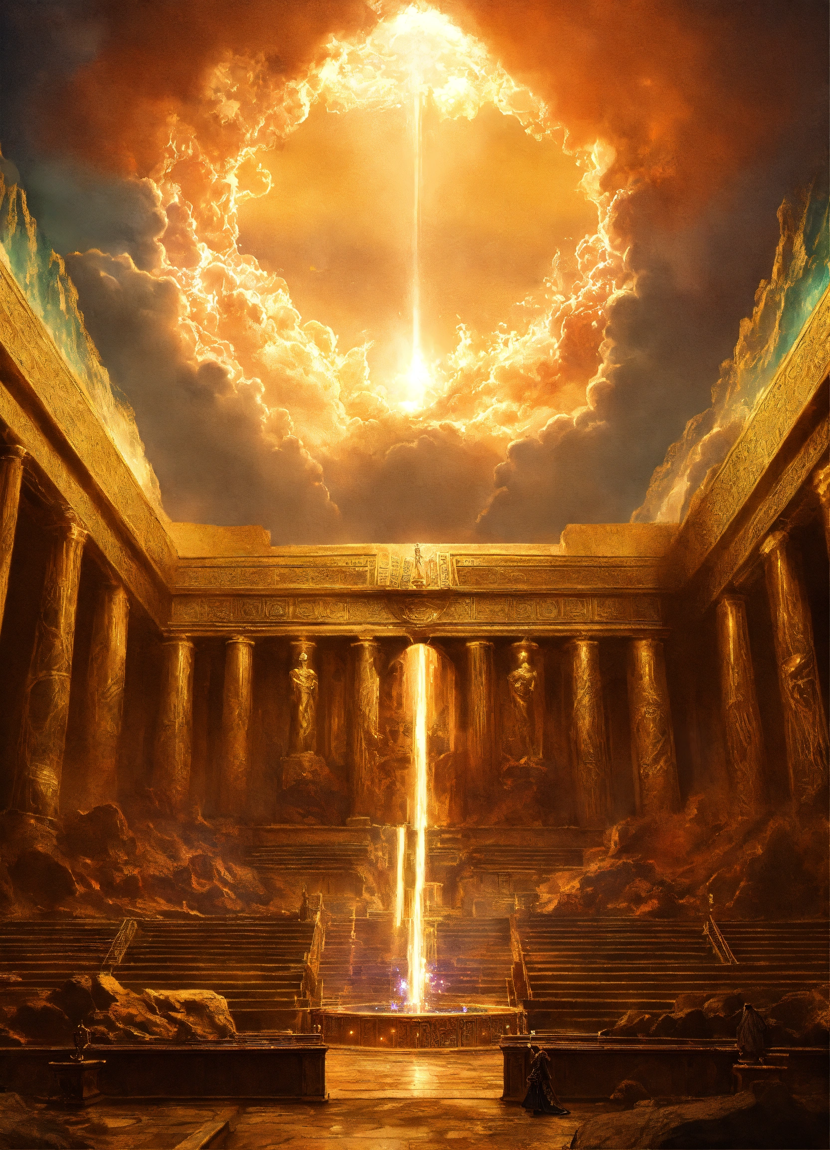 Lexica - Asgard, valhalla, hall of the gods, epic, majestic,