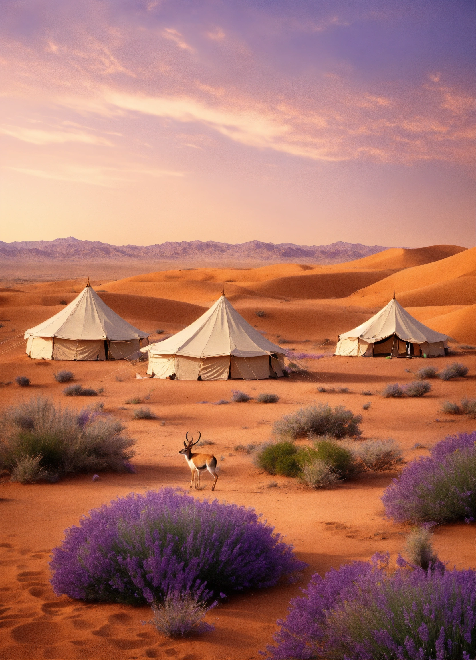 Lexica - A desert background with some grasses in the spring season ...