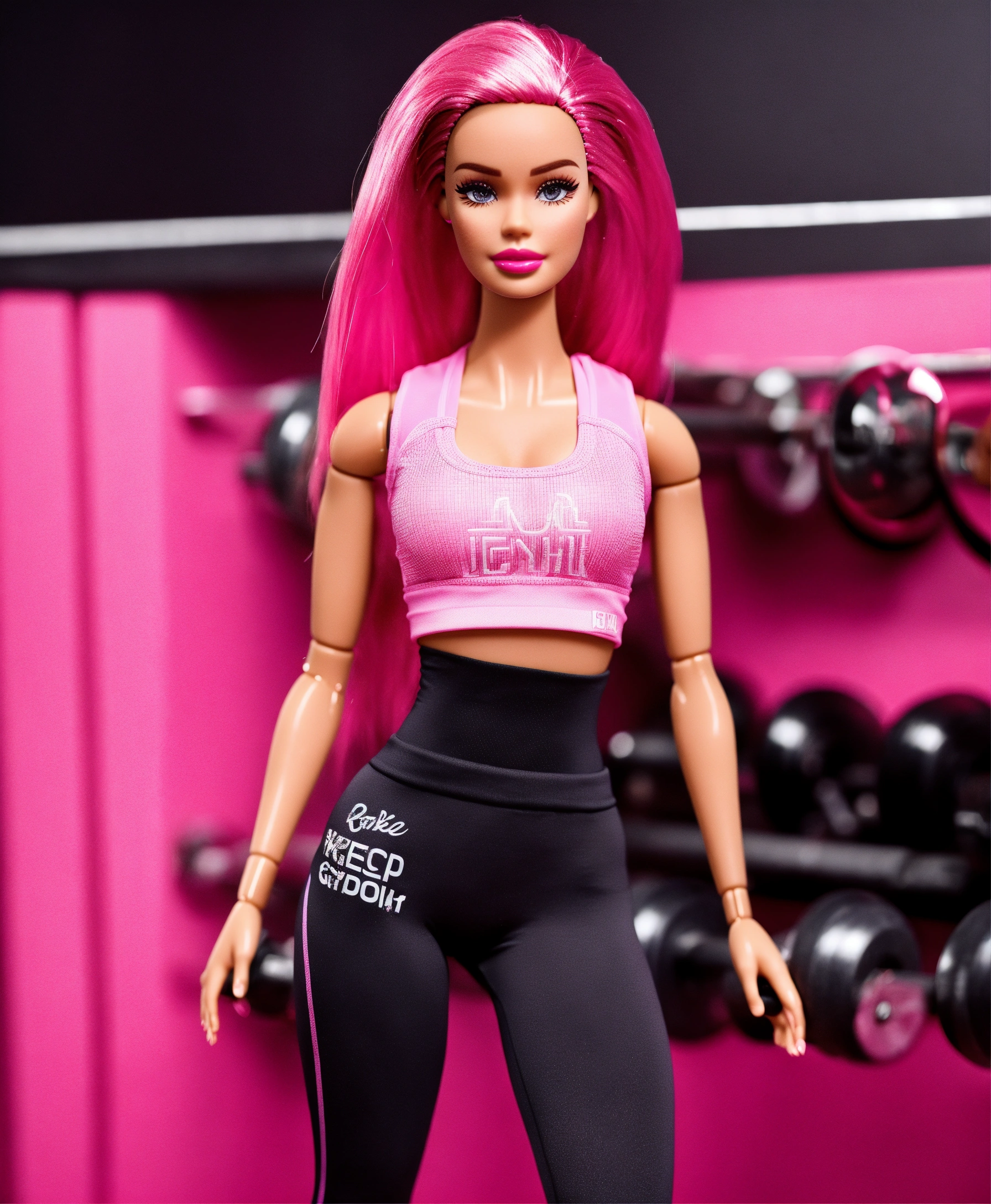 Barbie doll workout clothes sale