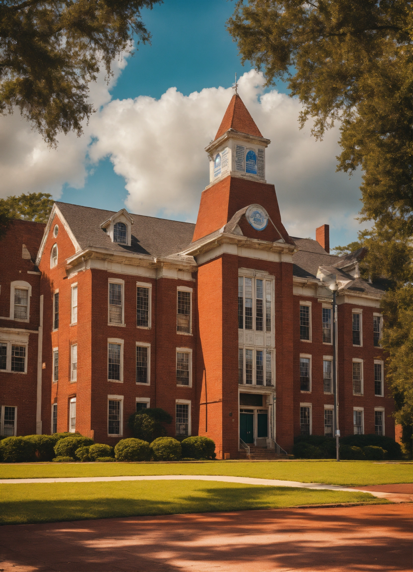 Lexica - Surreal style African American HBCU college campus