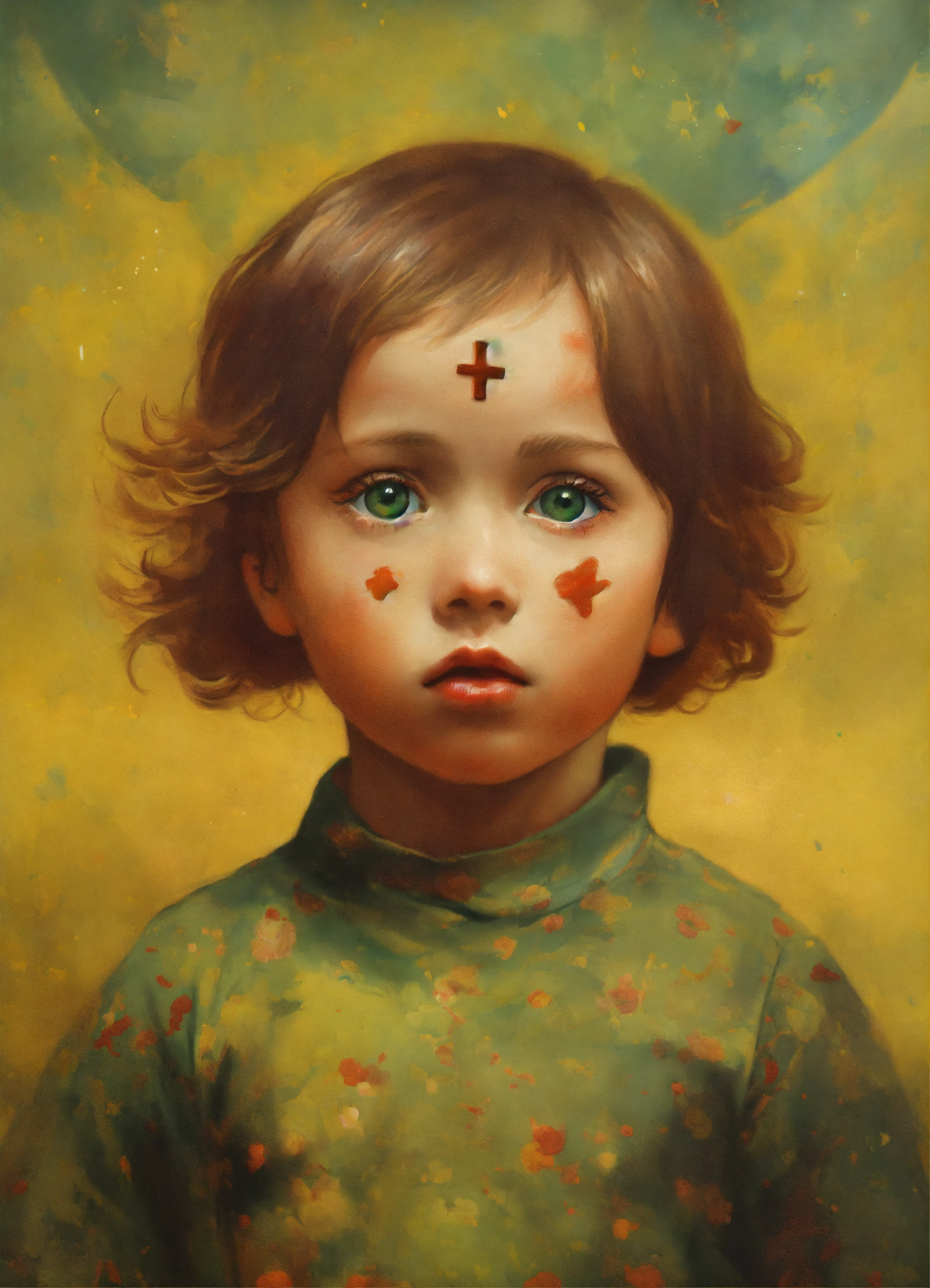 lexica-cross-eyed-toddler-with-rash-on-face-surrealism-centered