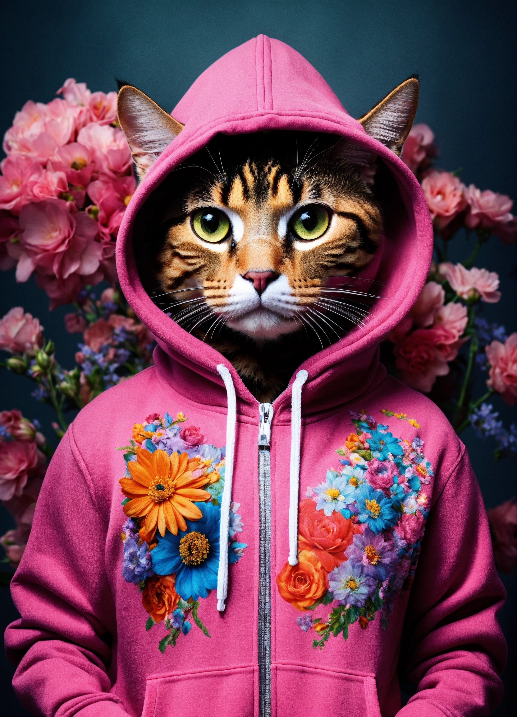 Cat hotsell wearing hoodie