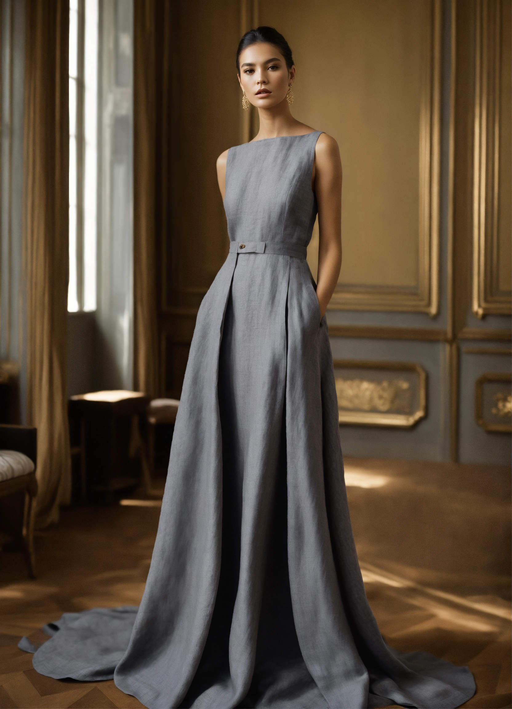 Lexica - Sustained gray, avant-garde touch for cloth in linen ...