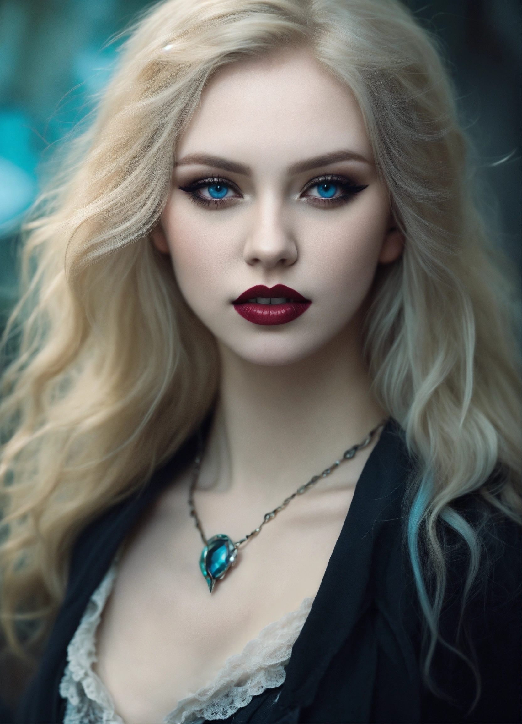 Lexica A Ridiculously Beautiful Blonde Vampire With Very Pale Blue Eyes And Pale Skin She 