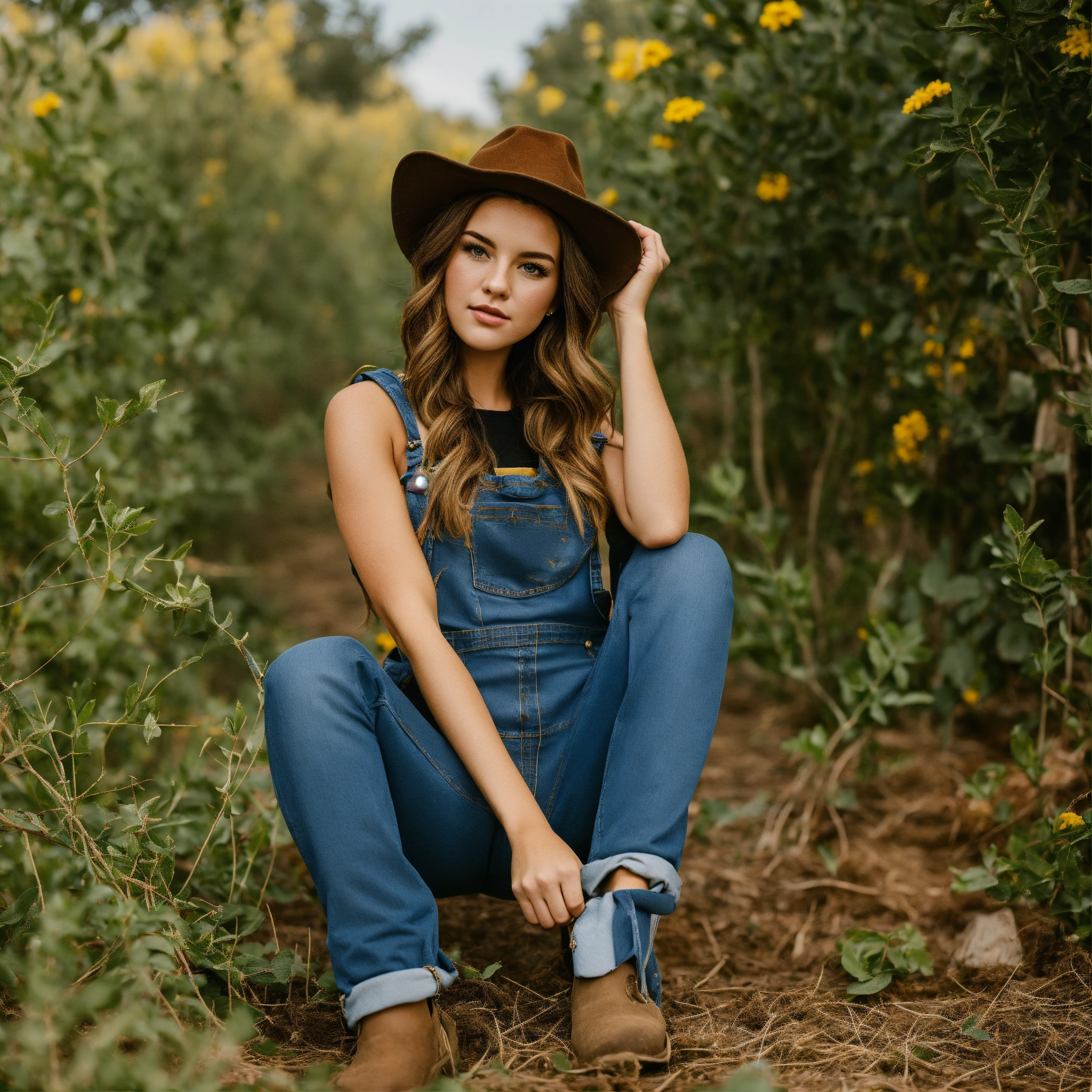 Country girl hot sale in overalls