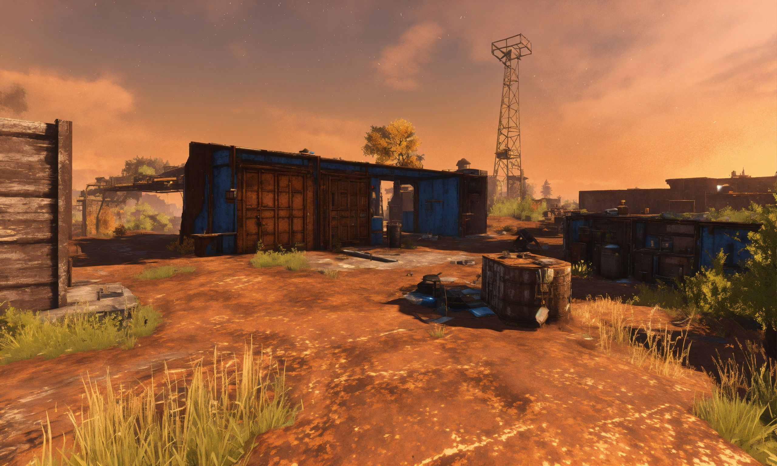 Lexica - Rust call of duty map, blue sky