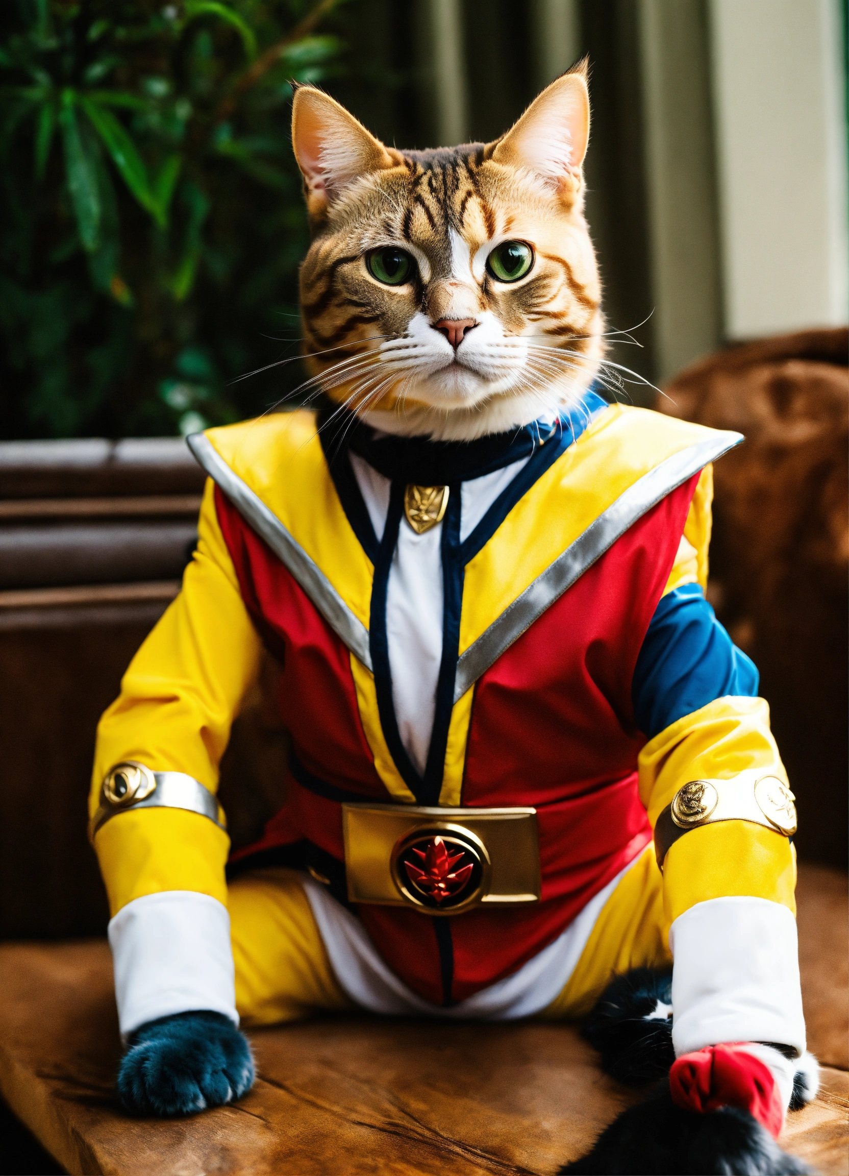 Lexica - Cat Power Rangers cosplay. cats in clothes