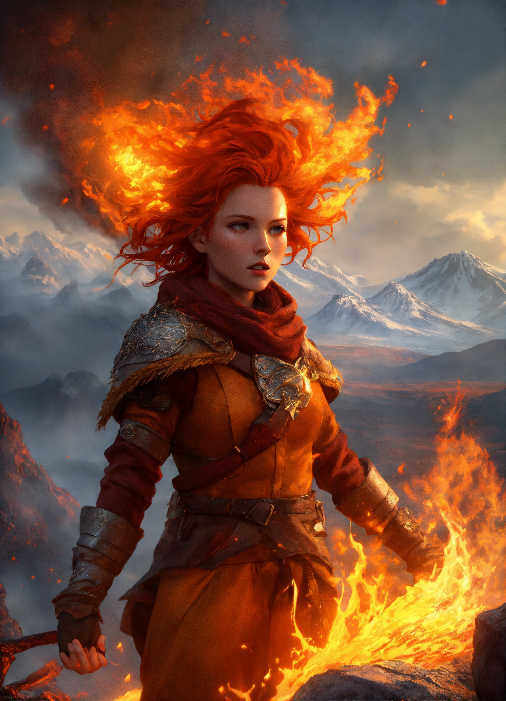 Lexica - Fantasy, d & d, concept art, halfling, female, pale skinned ...