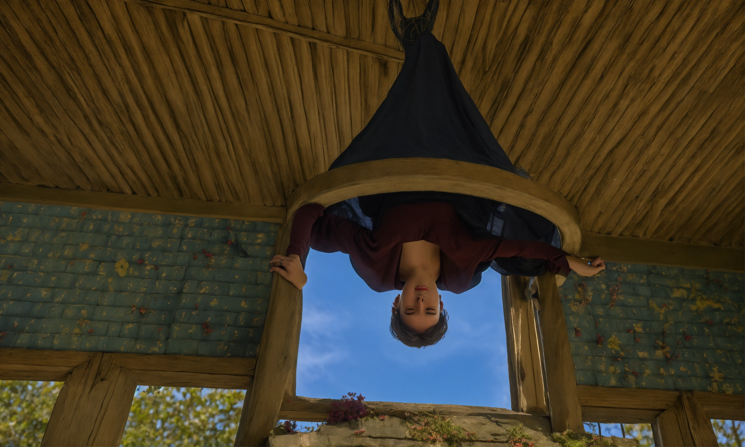 Lexica The witch turned the head upside down