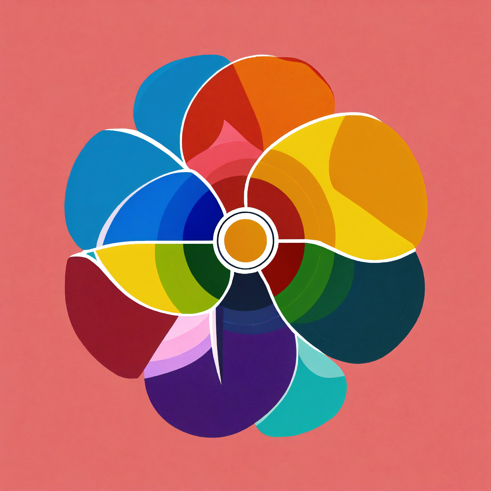 Lexica - Simple logo of 4 vinyl record albums shapes arranged to make a ...