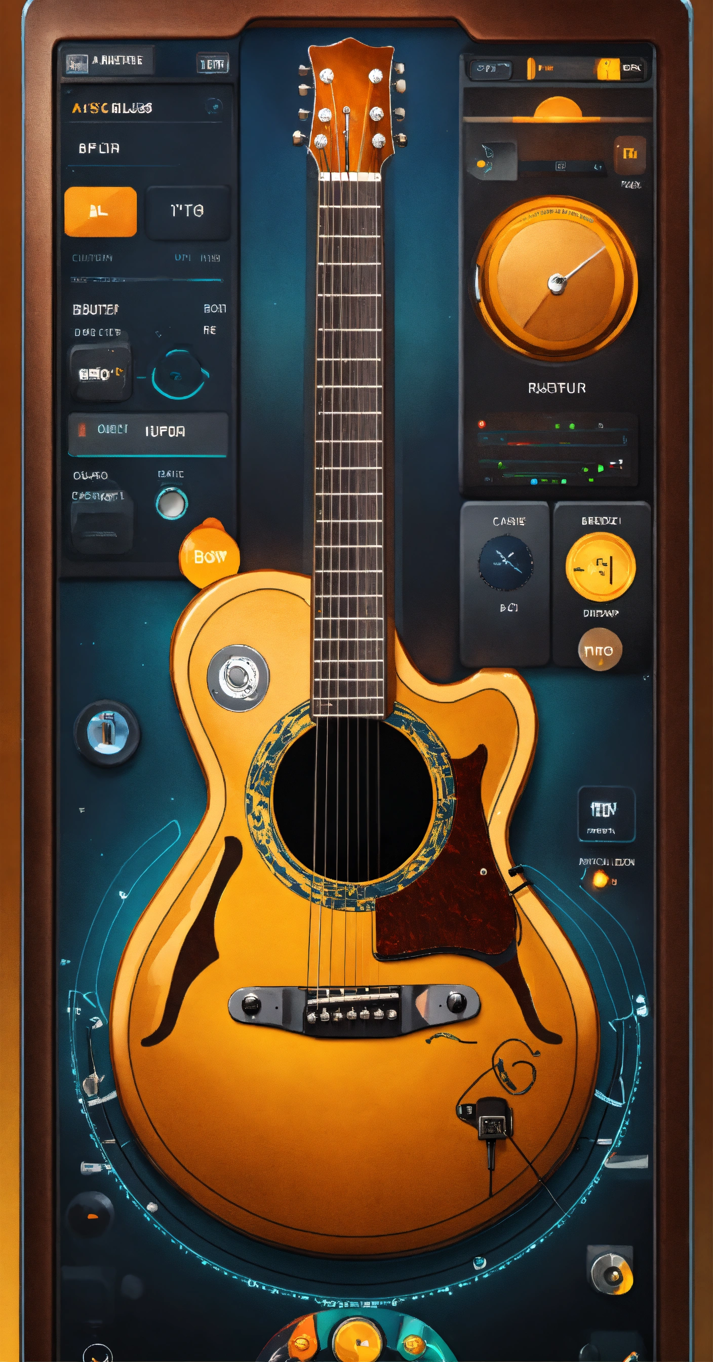 Lexica - Guitar user interface