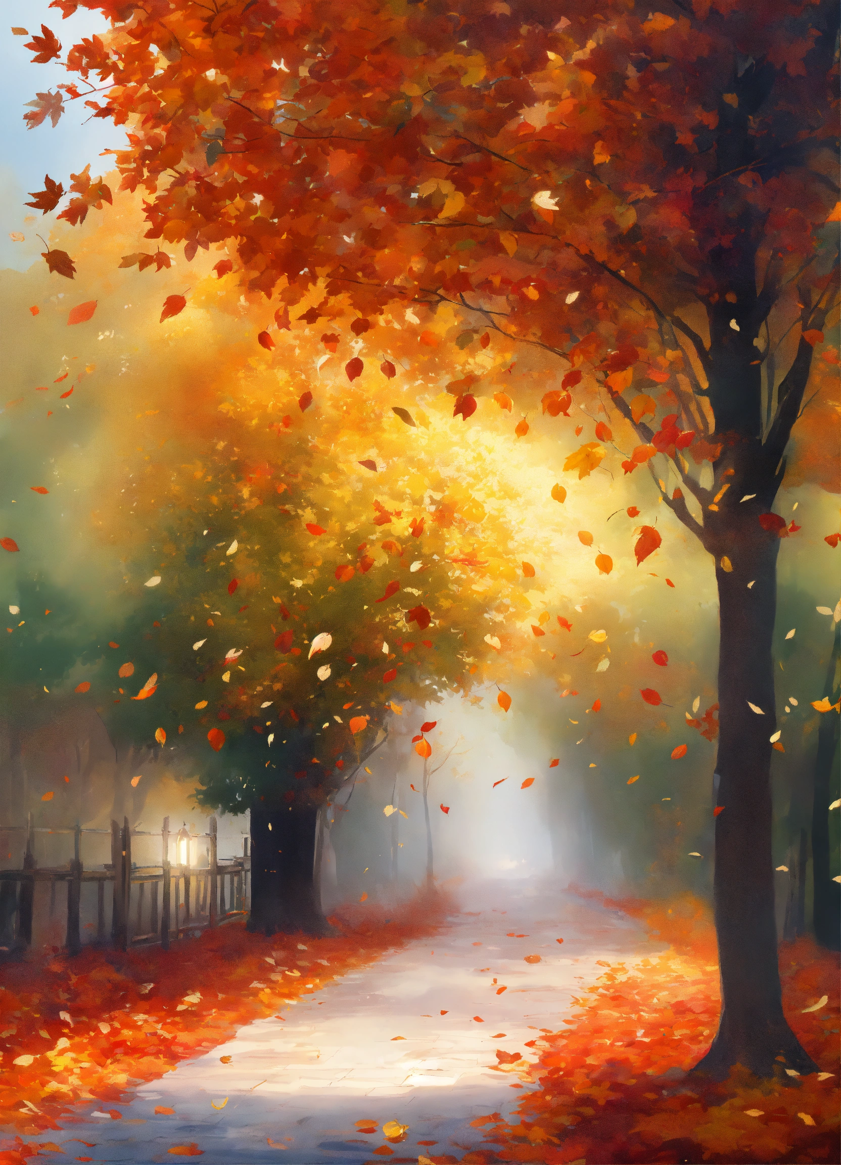 Lexica - A visual journey that elegantly portrays the autumn season ...