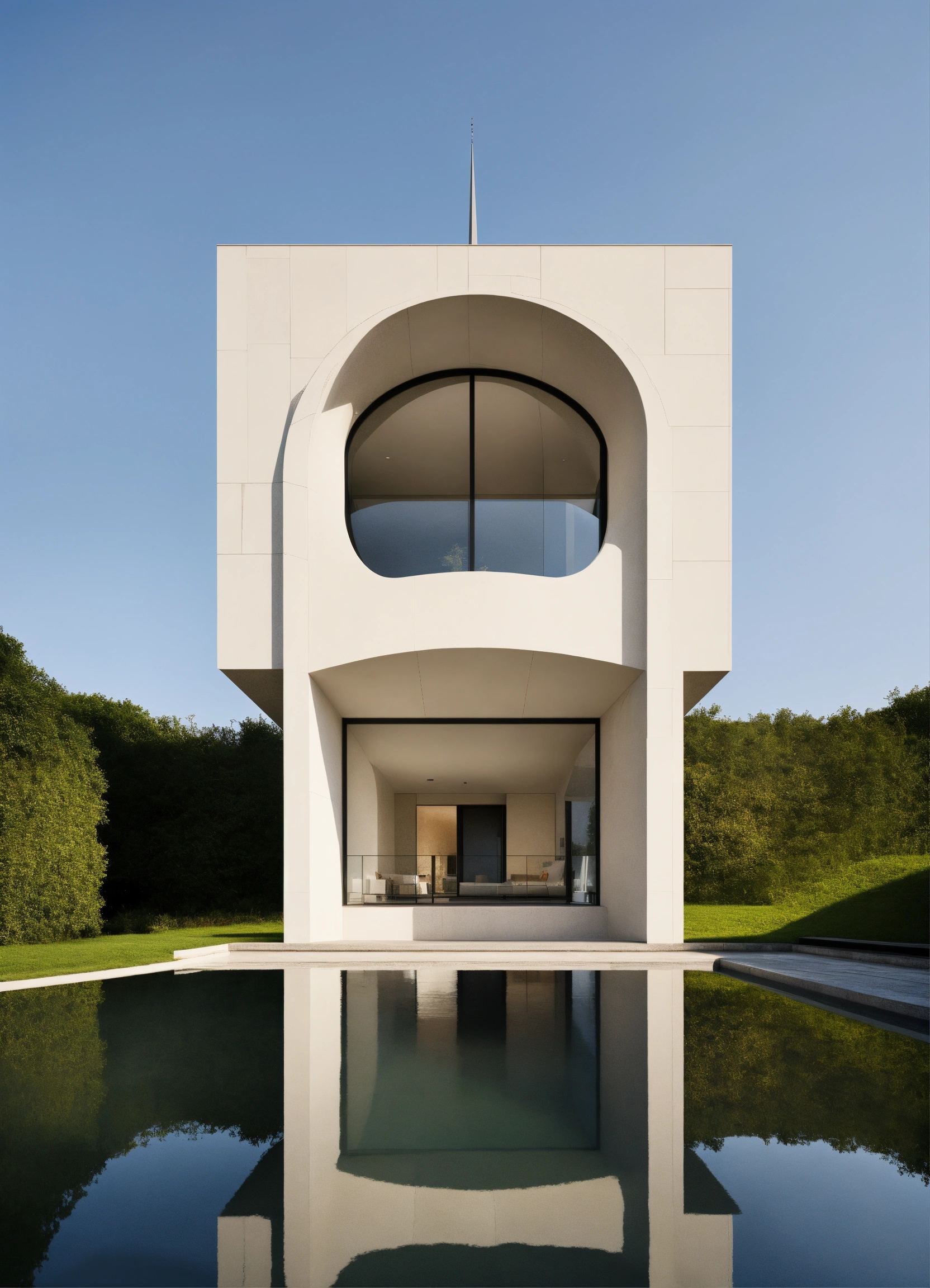 Lexica - Minimalism chic castle zaha