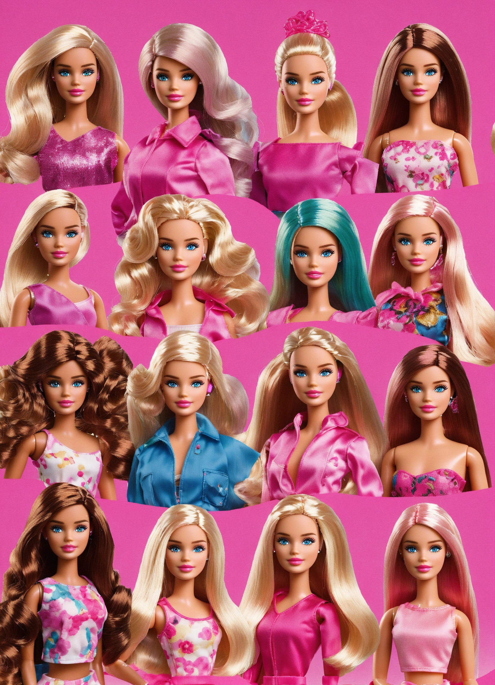 Lexica - Barbie dolls, different careers, different personalities