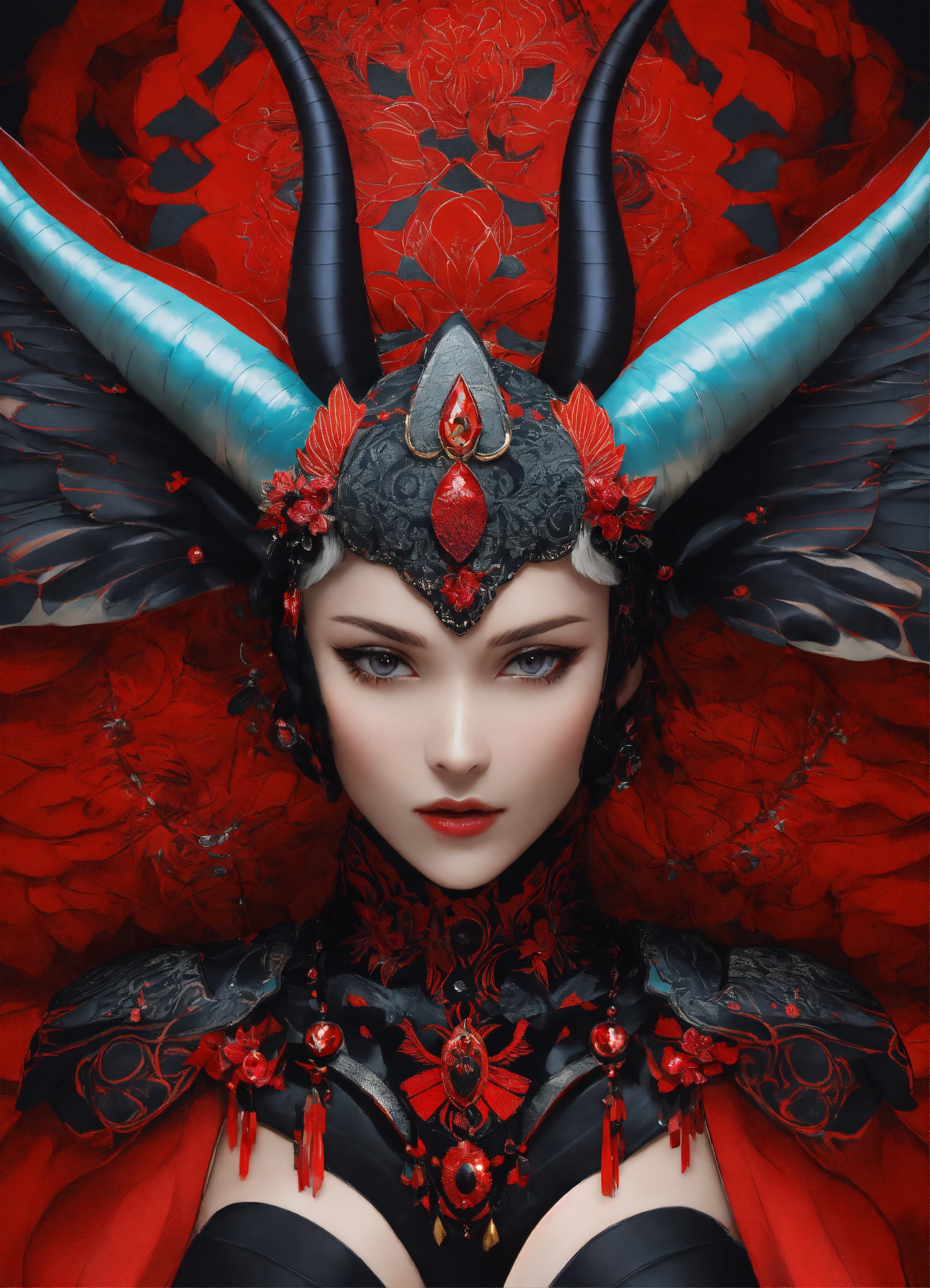 Lexica - The wings are black with eye-catching red patterns, while the ...