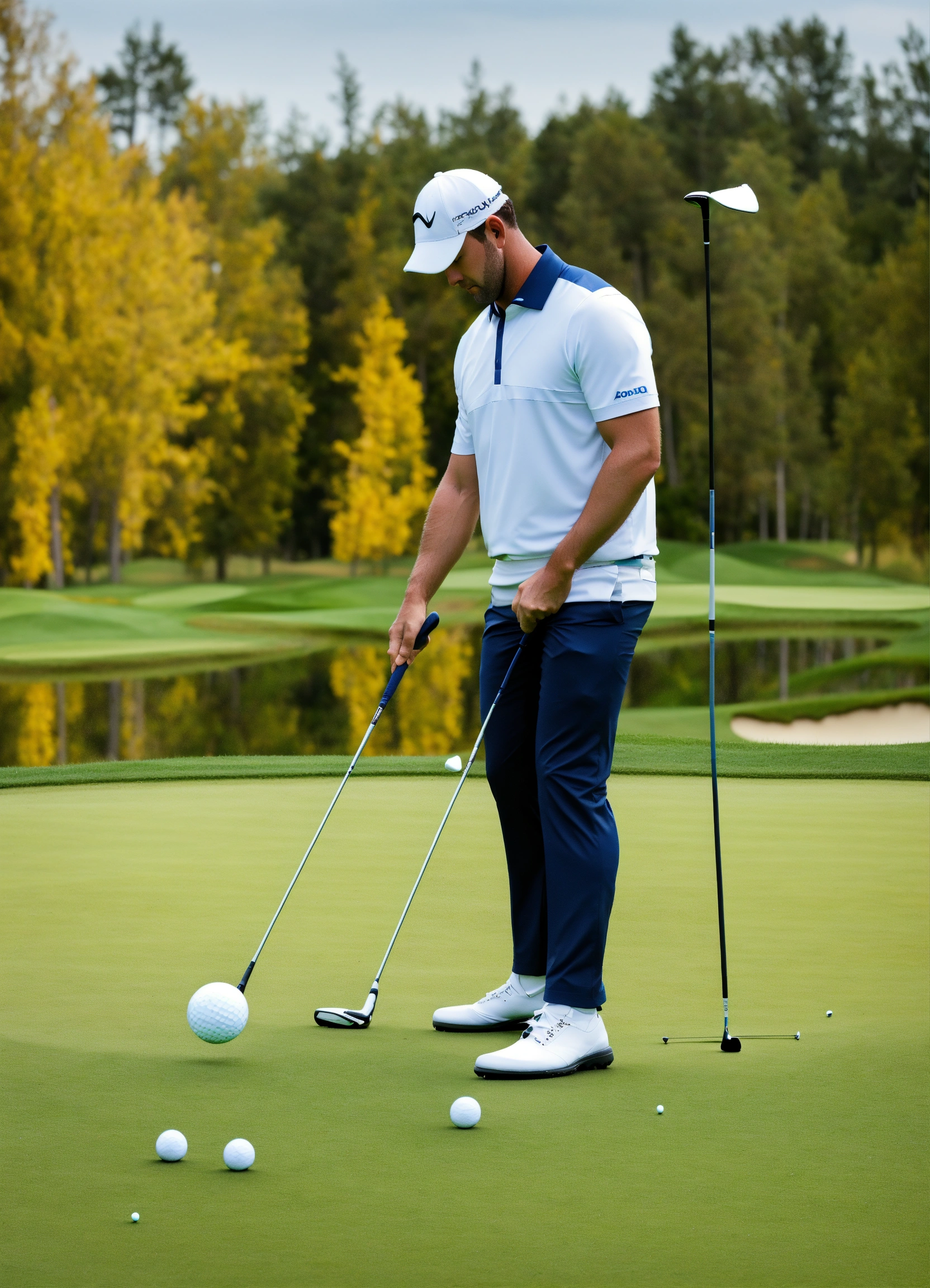 Lexica - Digital human Golfer in 10 various positions of golf play