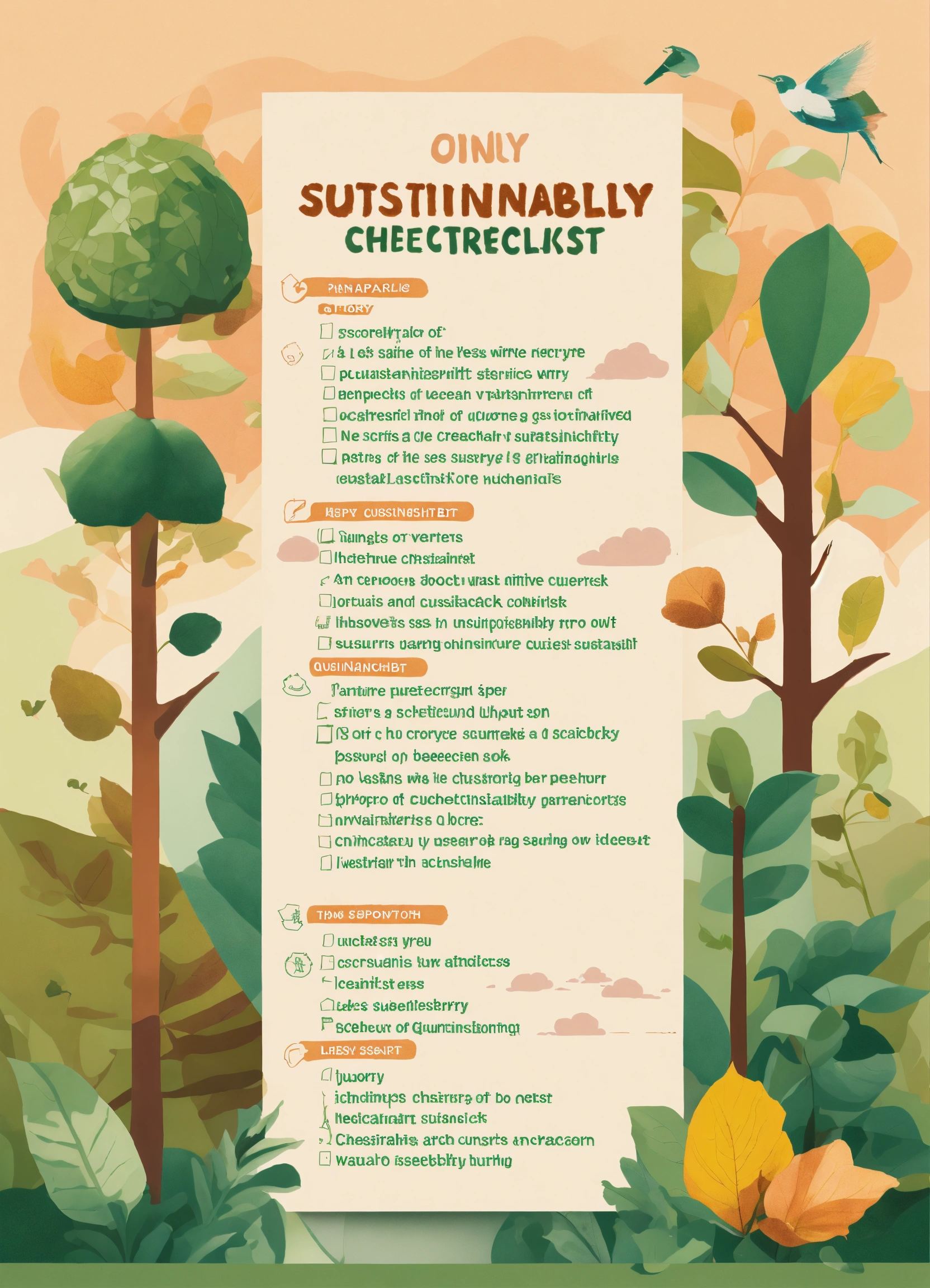 Lexica - Image of the header of the sustainability checklist sheet of ...