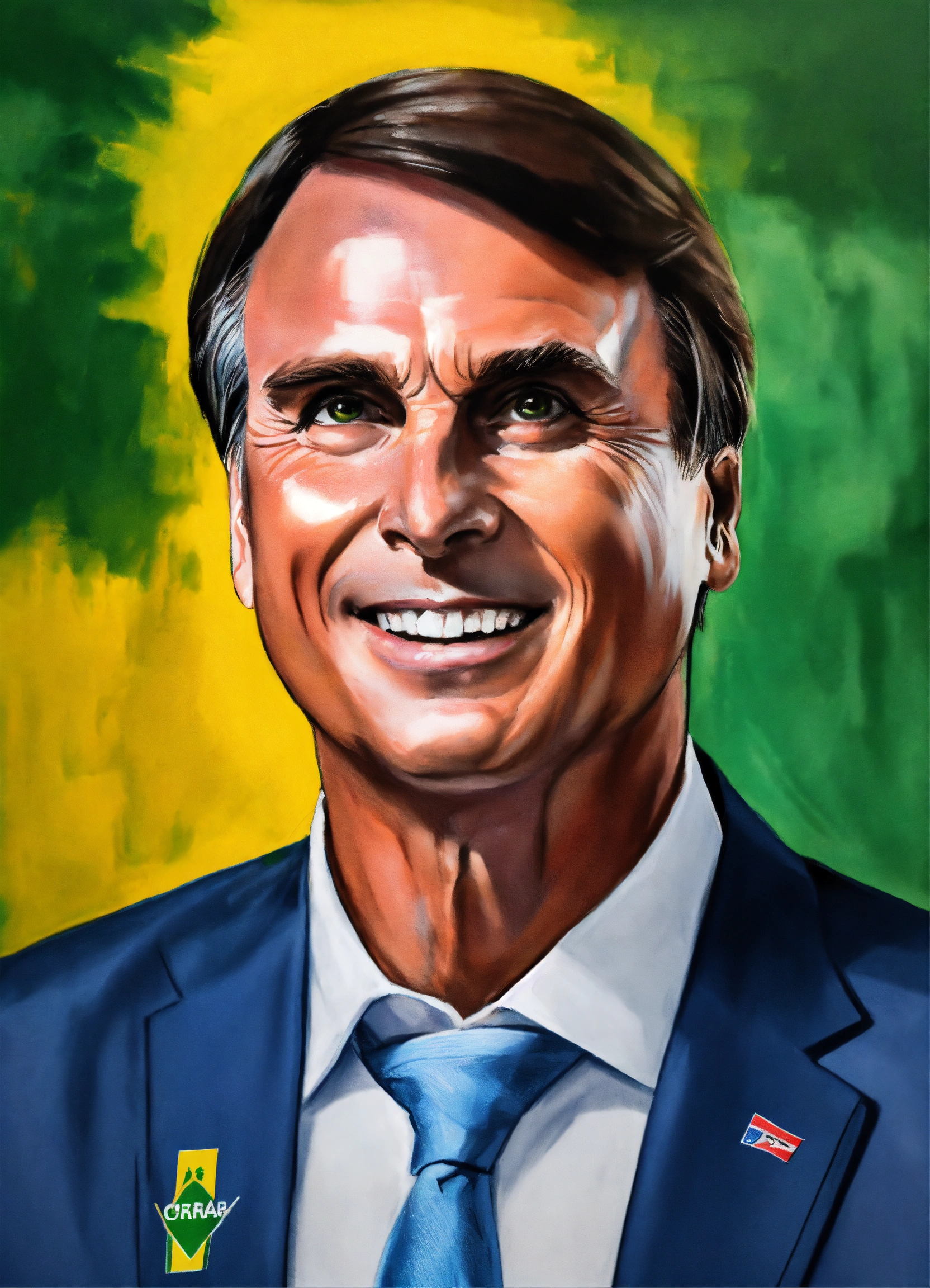 Lexica - Draw Jair Messias Bolsonaro