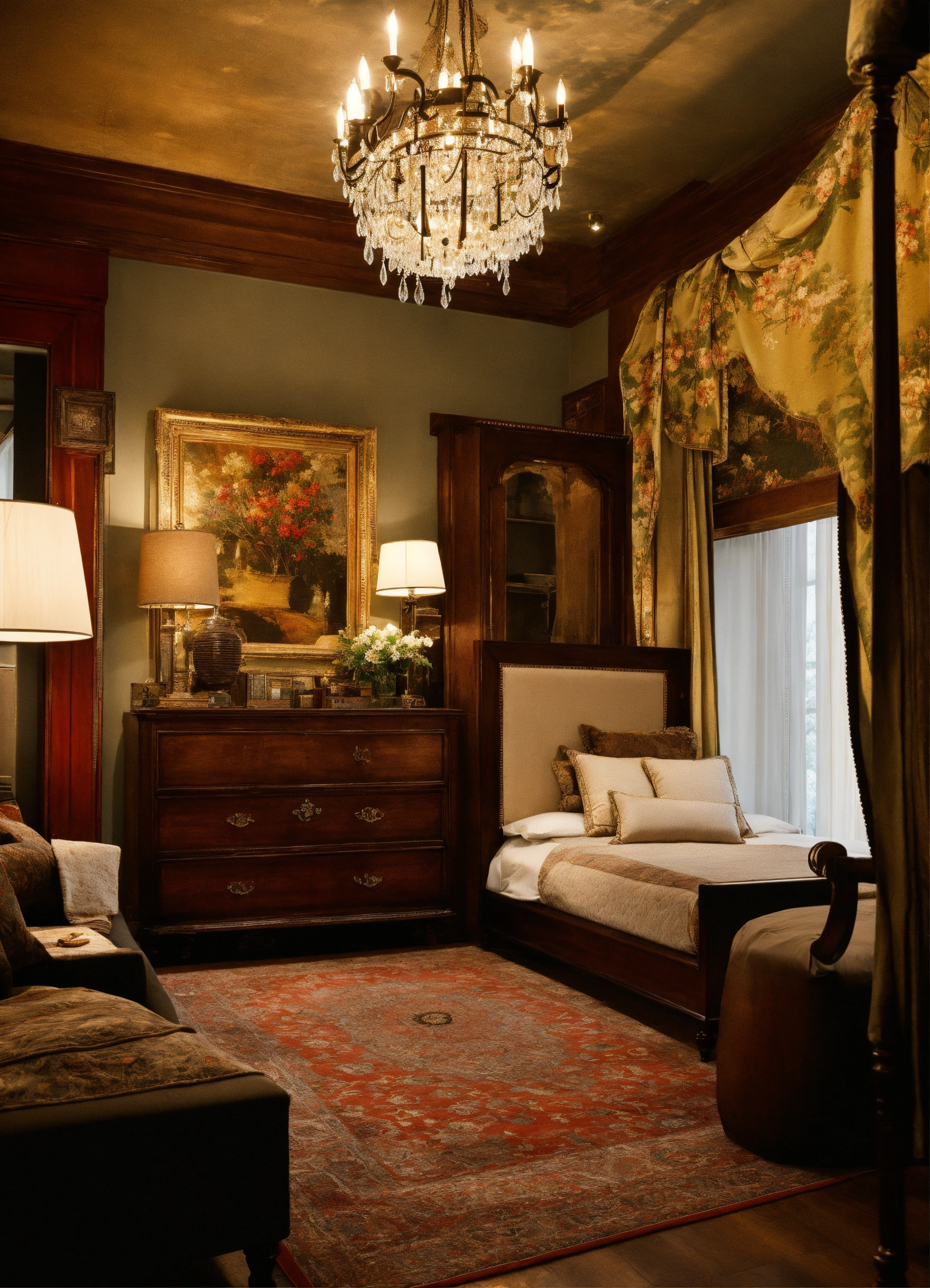 Lexica - A vintage and modern combine into comfortable bed room with ...