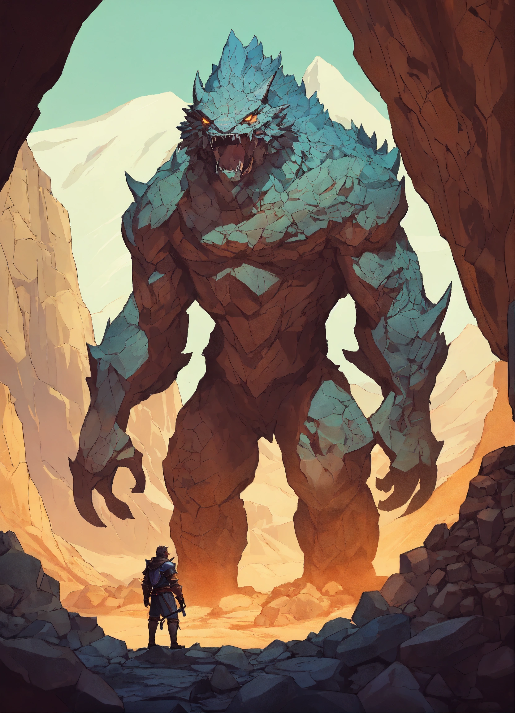 Lexica - A fantasy good monster that is a guardian of the mountains ...