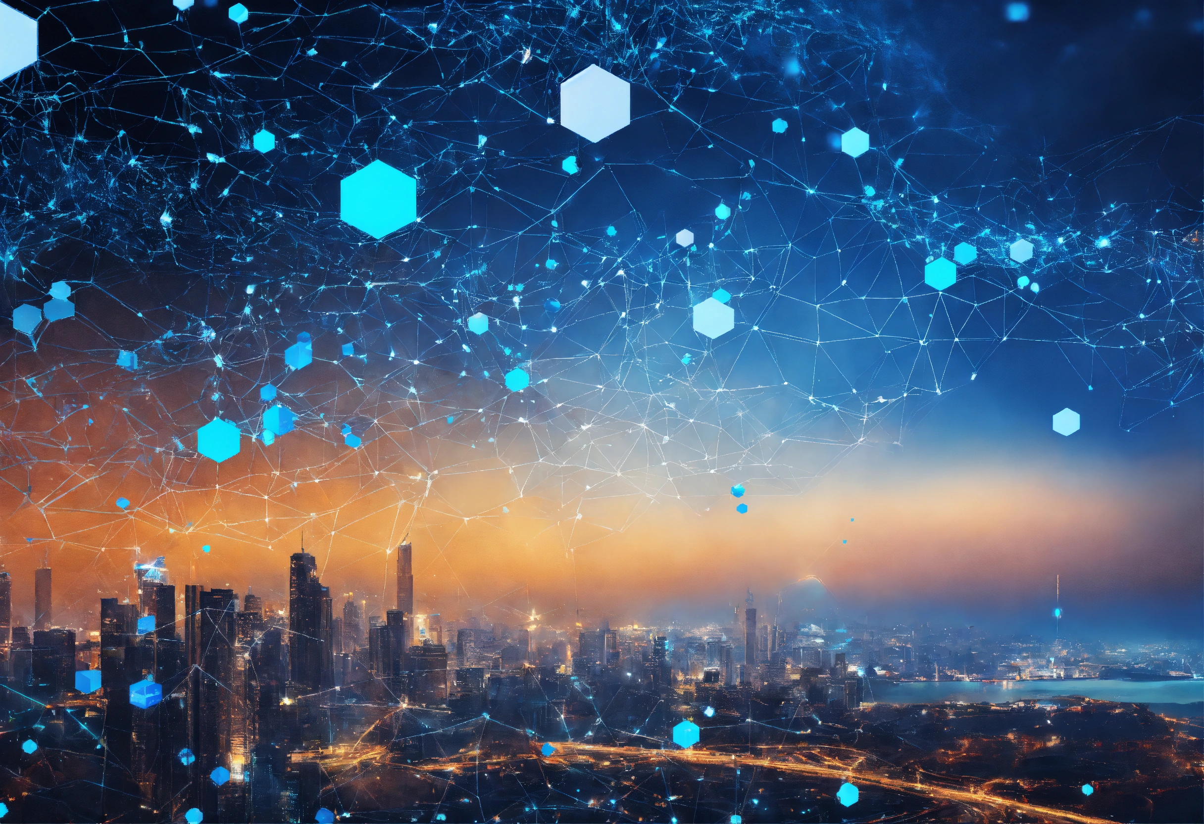 Lexica - Blockchain technology, blue palette
