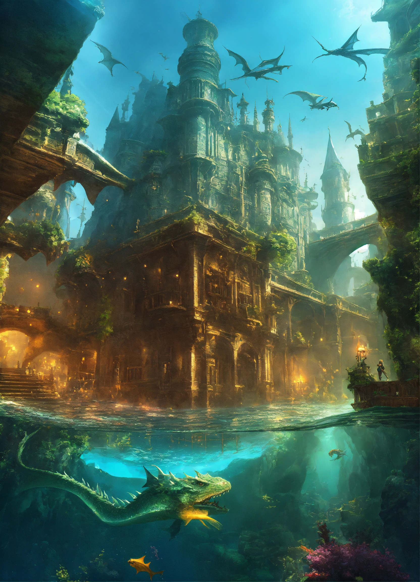 Lexica - Epic fantasy revolution in an underwater city with dragons in ...
