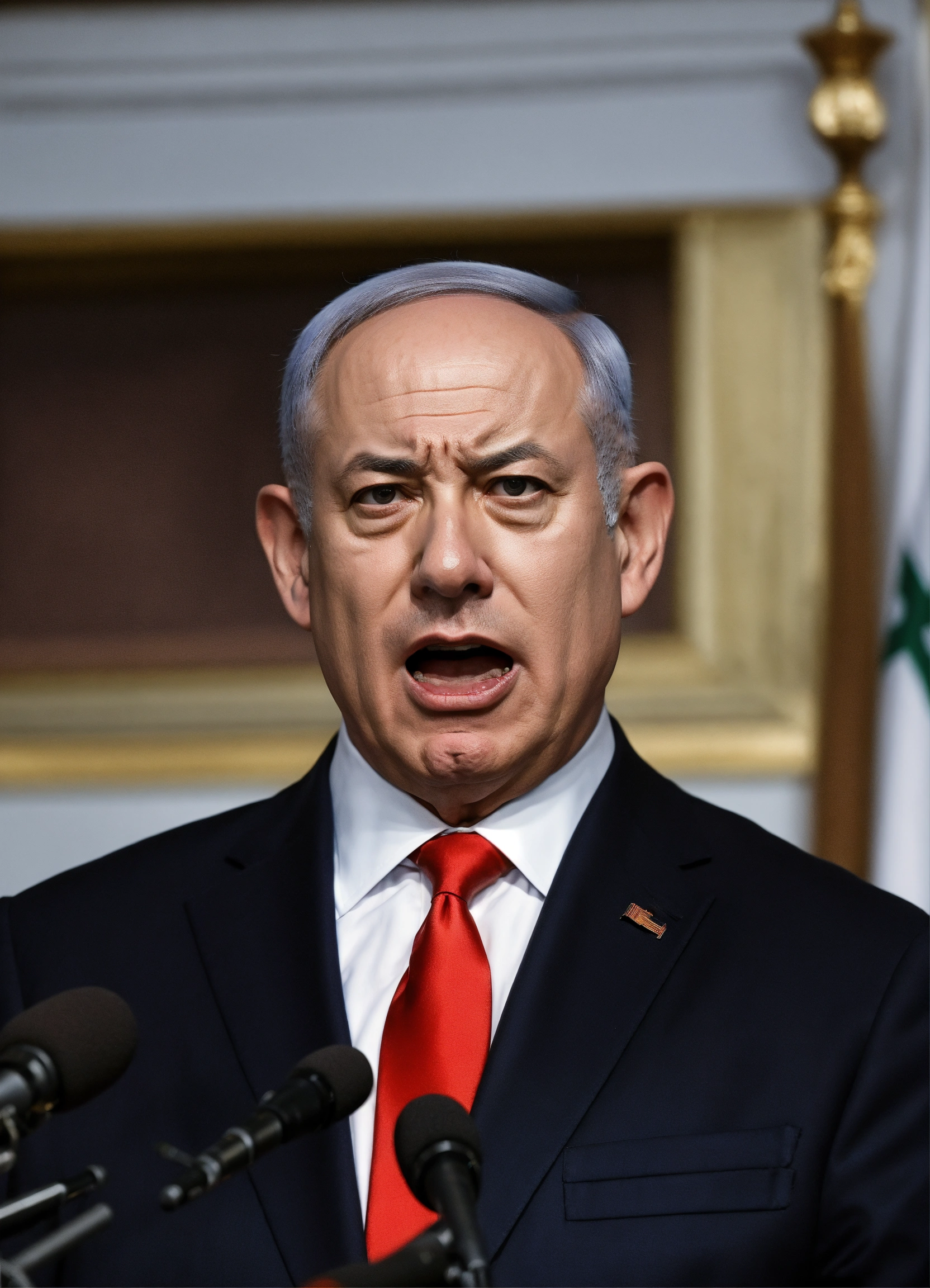 Lexica - Netanyahu is screaming