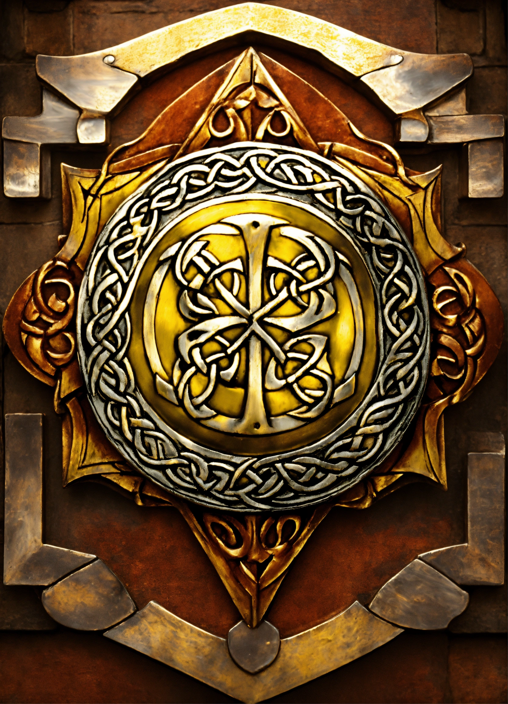 Lexica - Celtic crest metal sheild