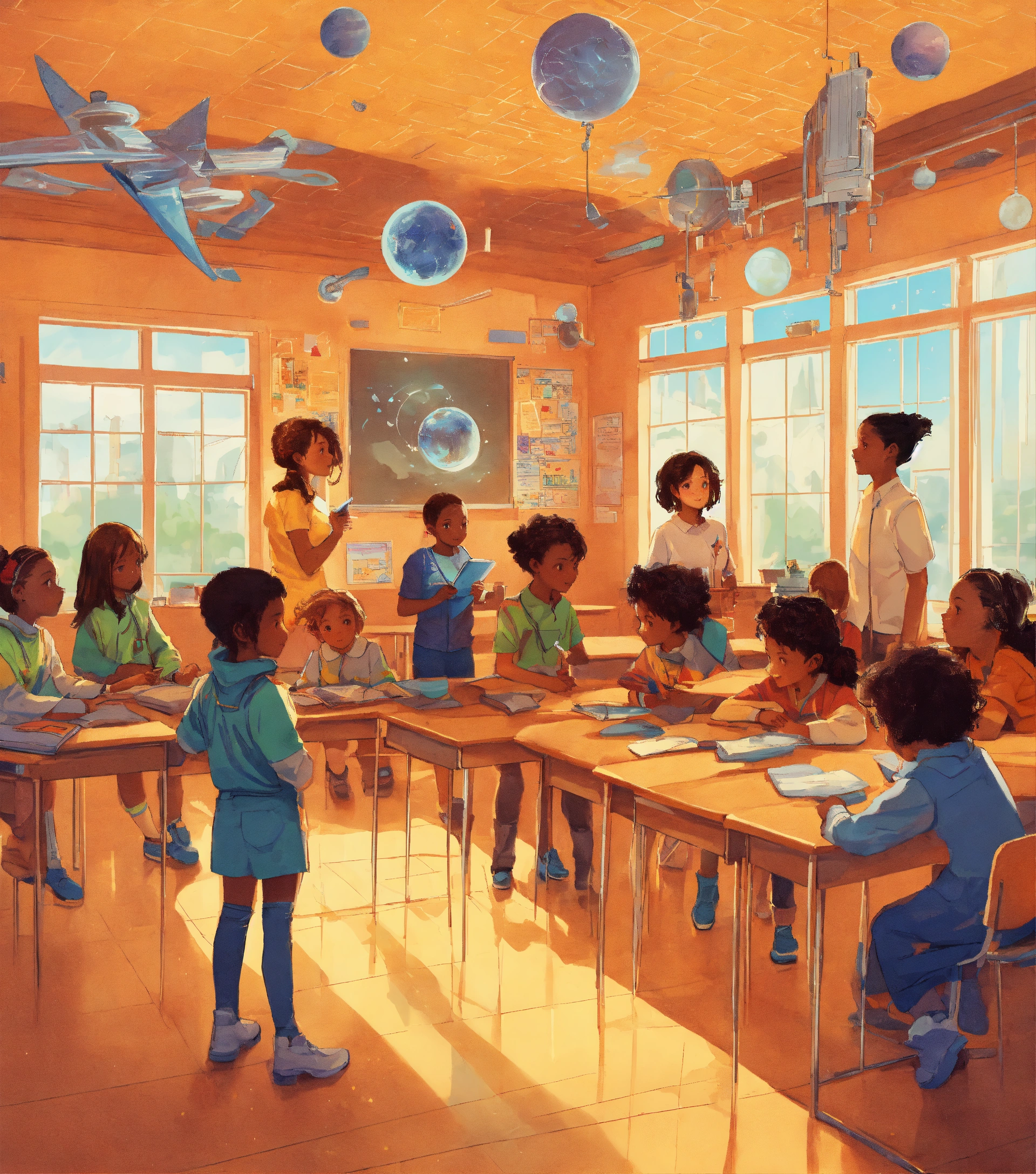 Lexica - Illustration, future, mystic, science fiction, classroom ...