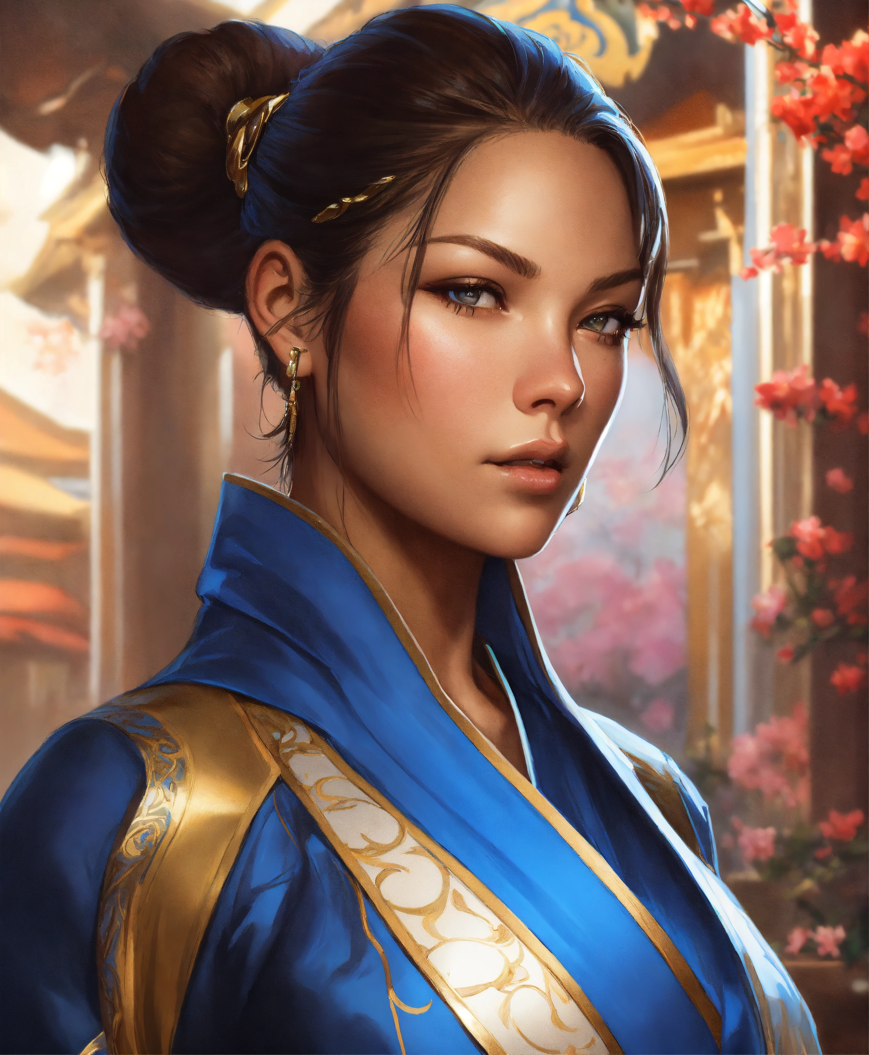 Lexica - Ultra realistic illustration, Kristin Kreuk as Chun-li ...