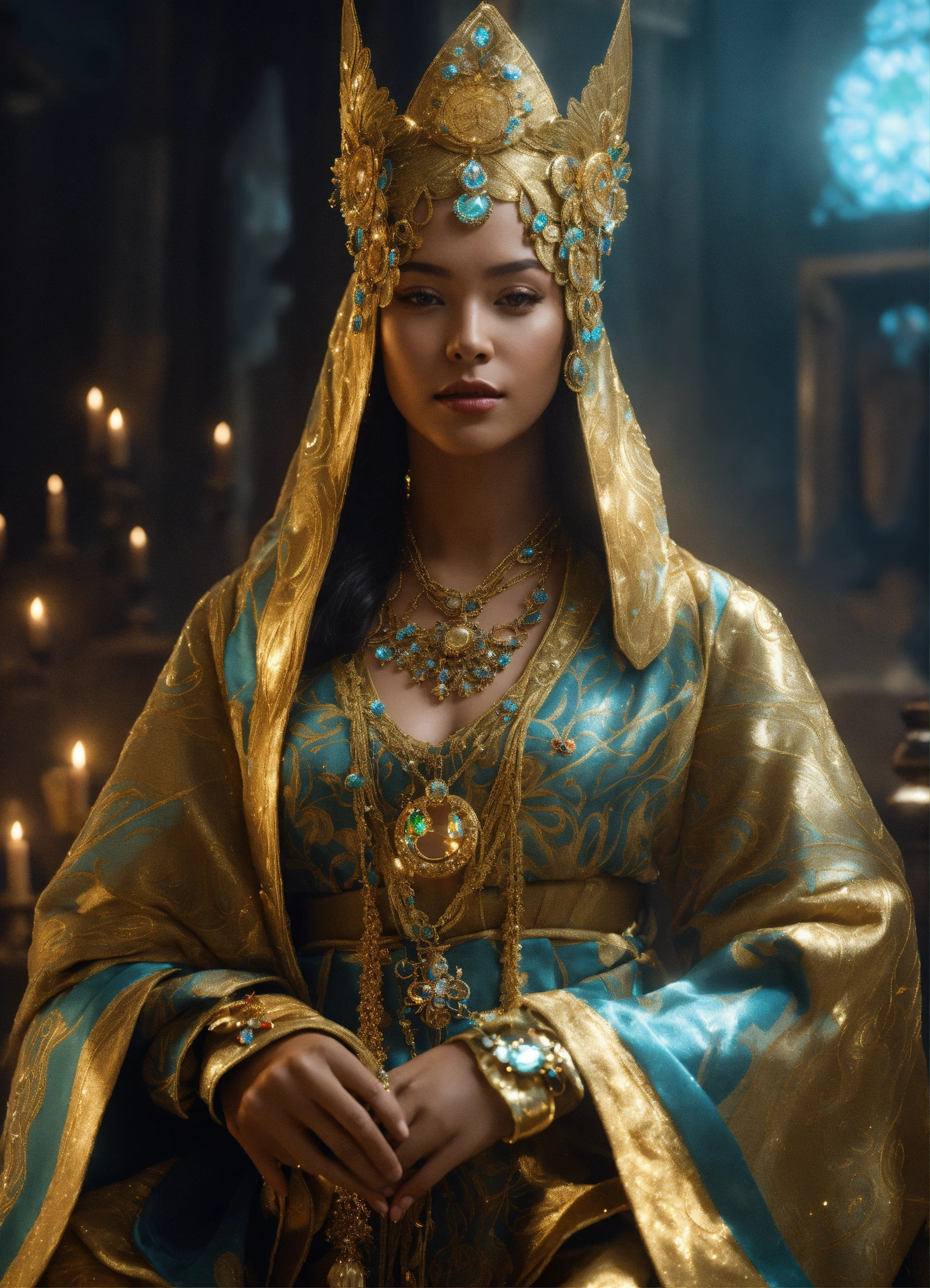 Lexica - Name Oracle Power Precognition Outfit Oracle wears a robe ...