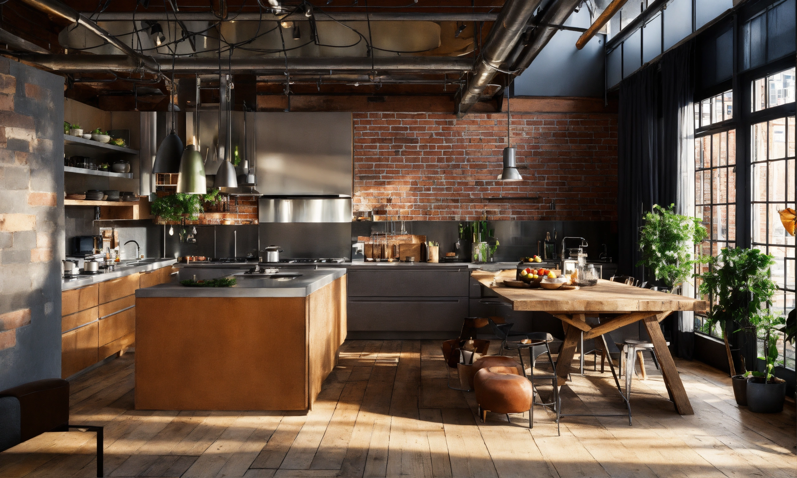 Lexica - Loft style in the interior kitchen