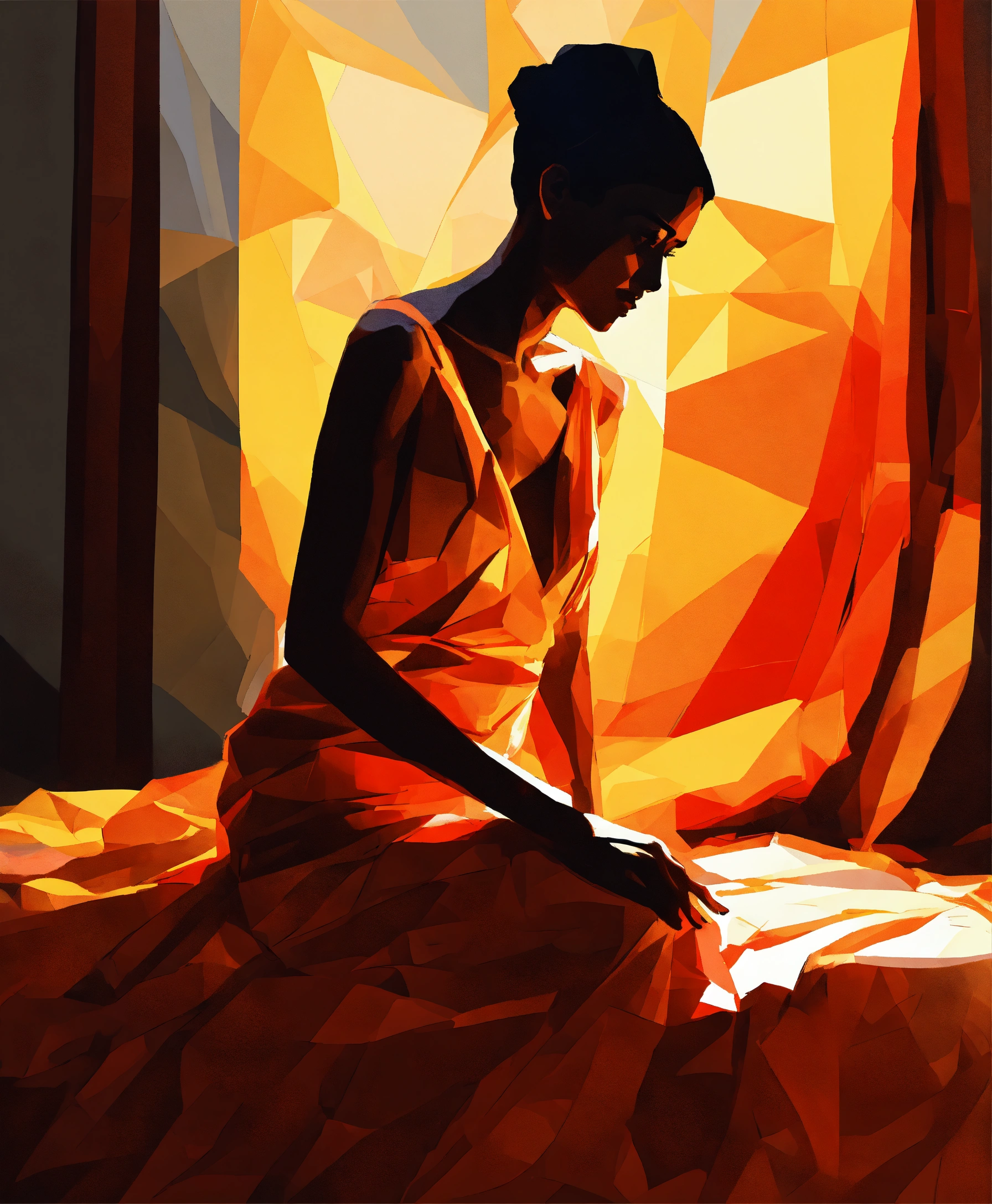 Lexica - Life drawing Art model striking a provacative pose for an ...