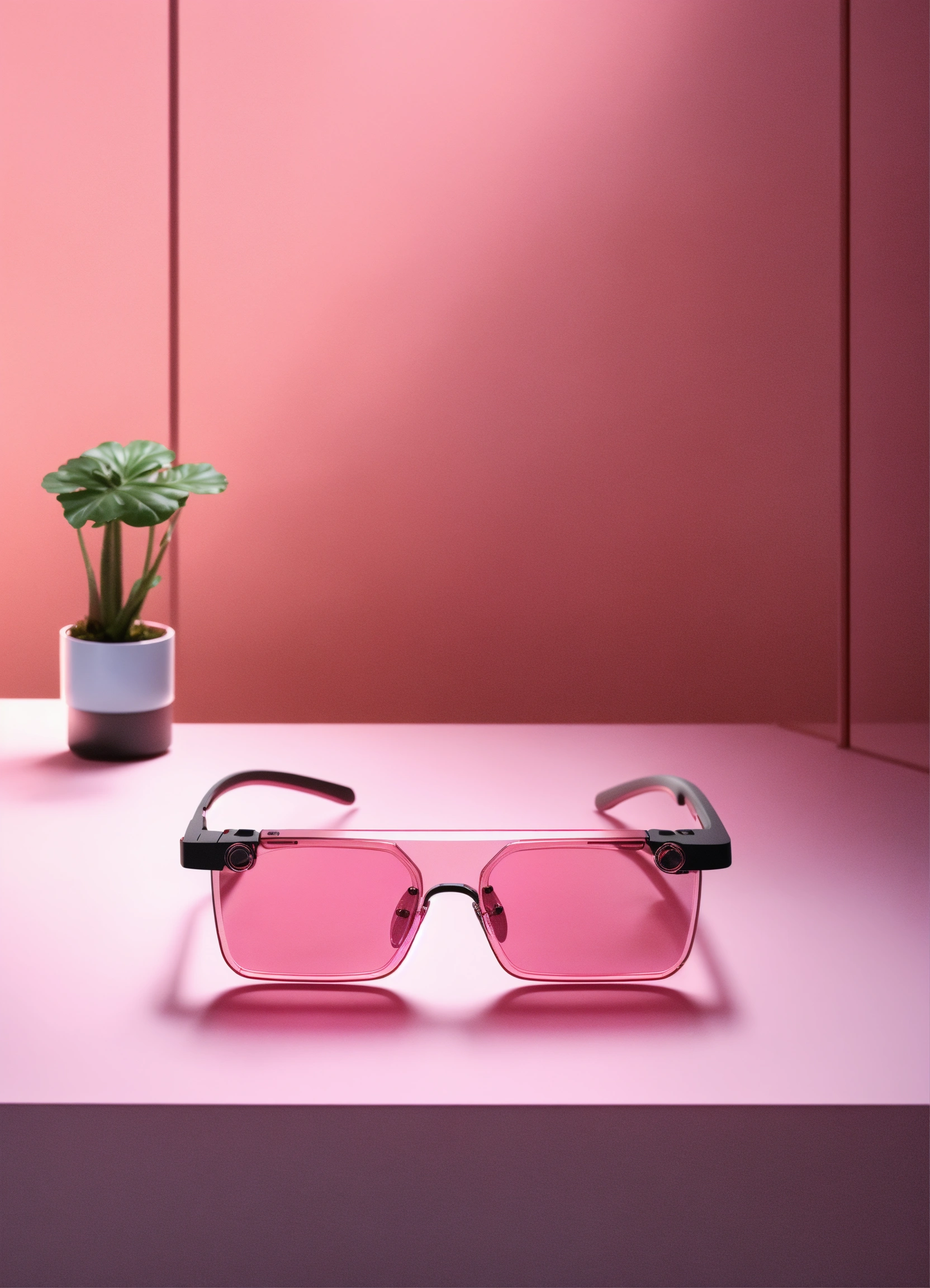 Lexica A stunning, minimalist, thin lightweight pink translucent