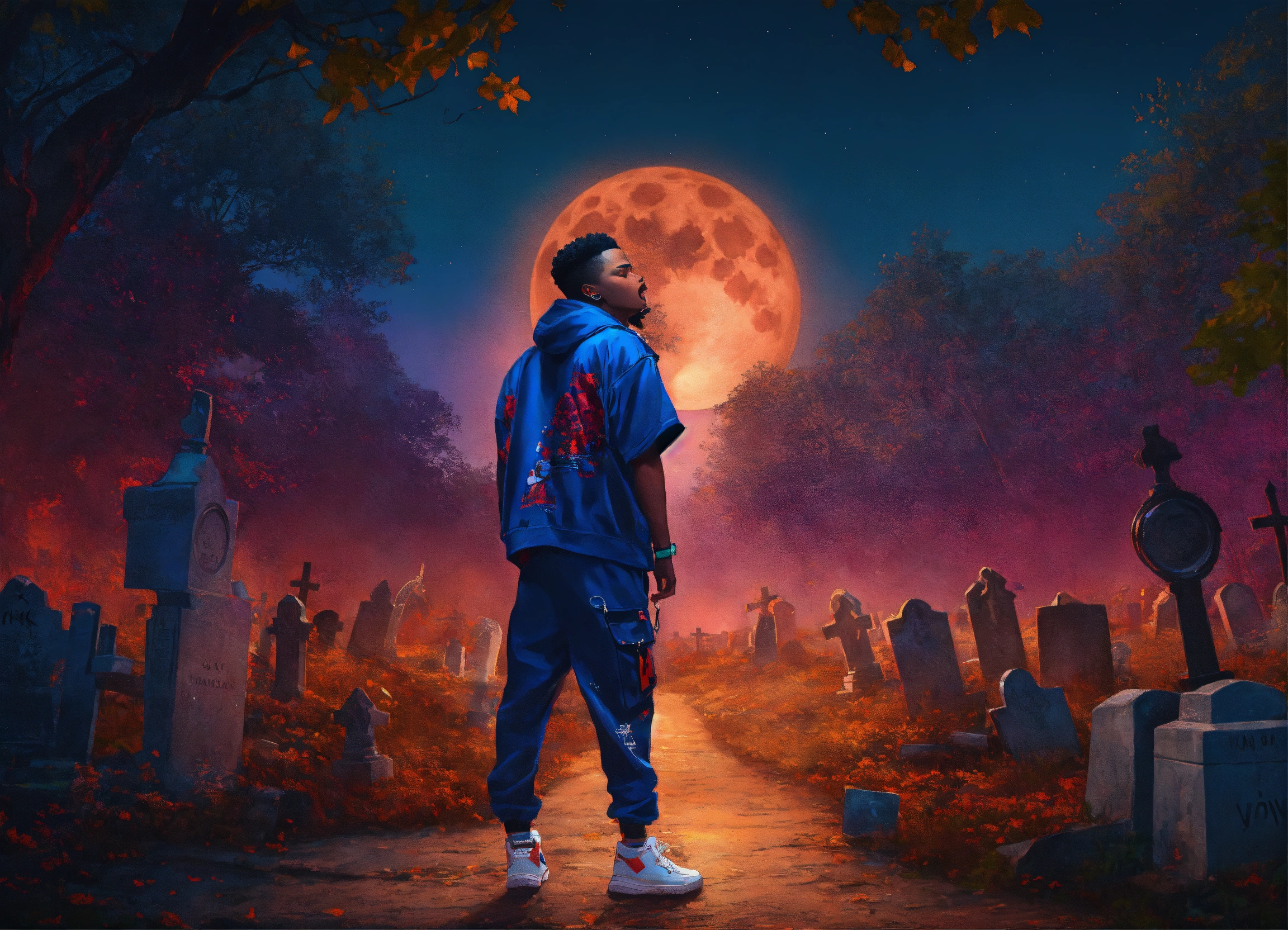 Lexica - A funky rapper is dropping dope rhymes in a haunted graveyard ...