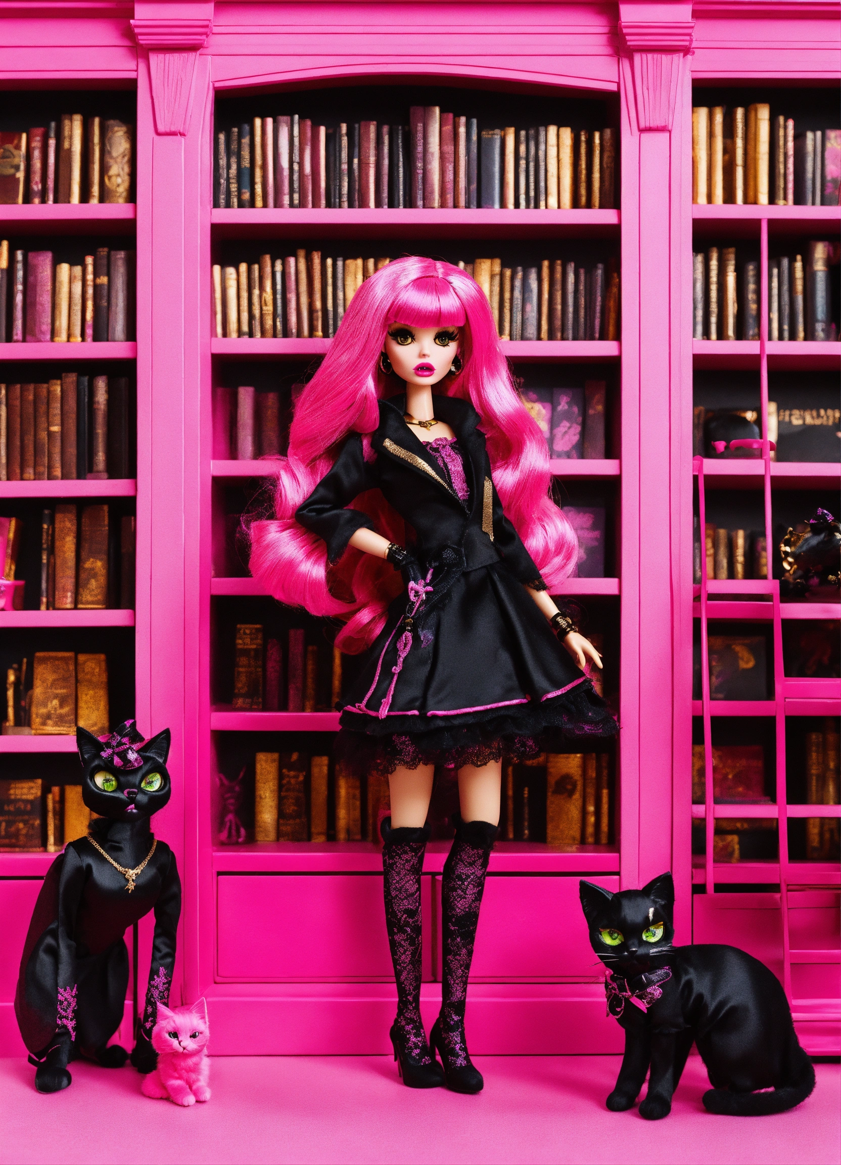 Black cat best sale monster high doll